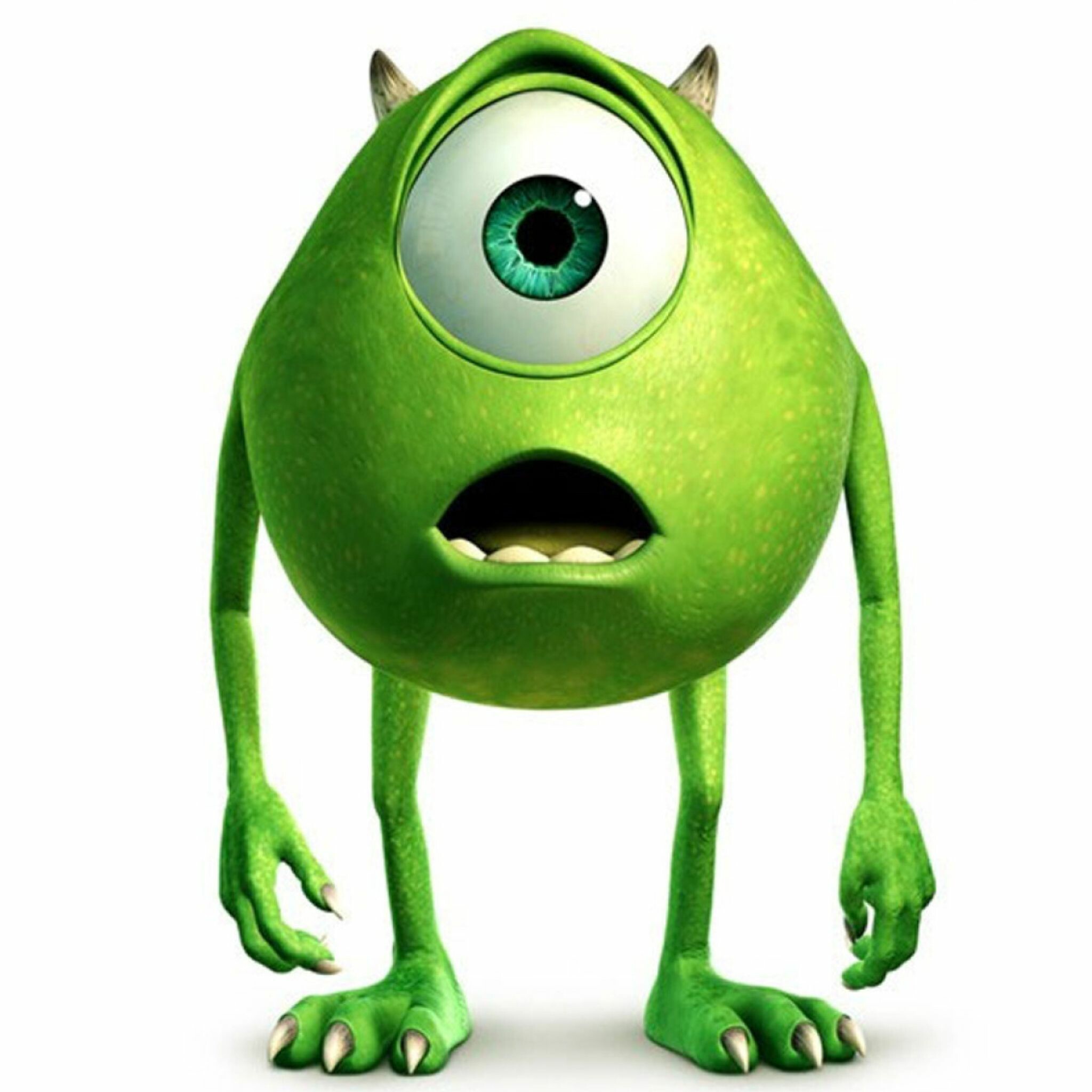 Mike Wazowski, Sully's friend, Monsters Inc. movie, Eye-catching wallpapers, 2050x2050 HD Phone