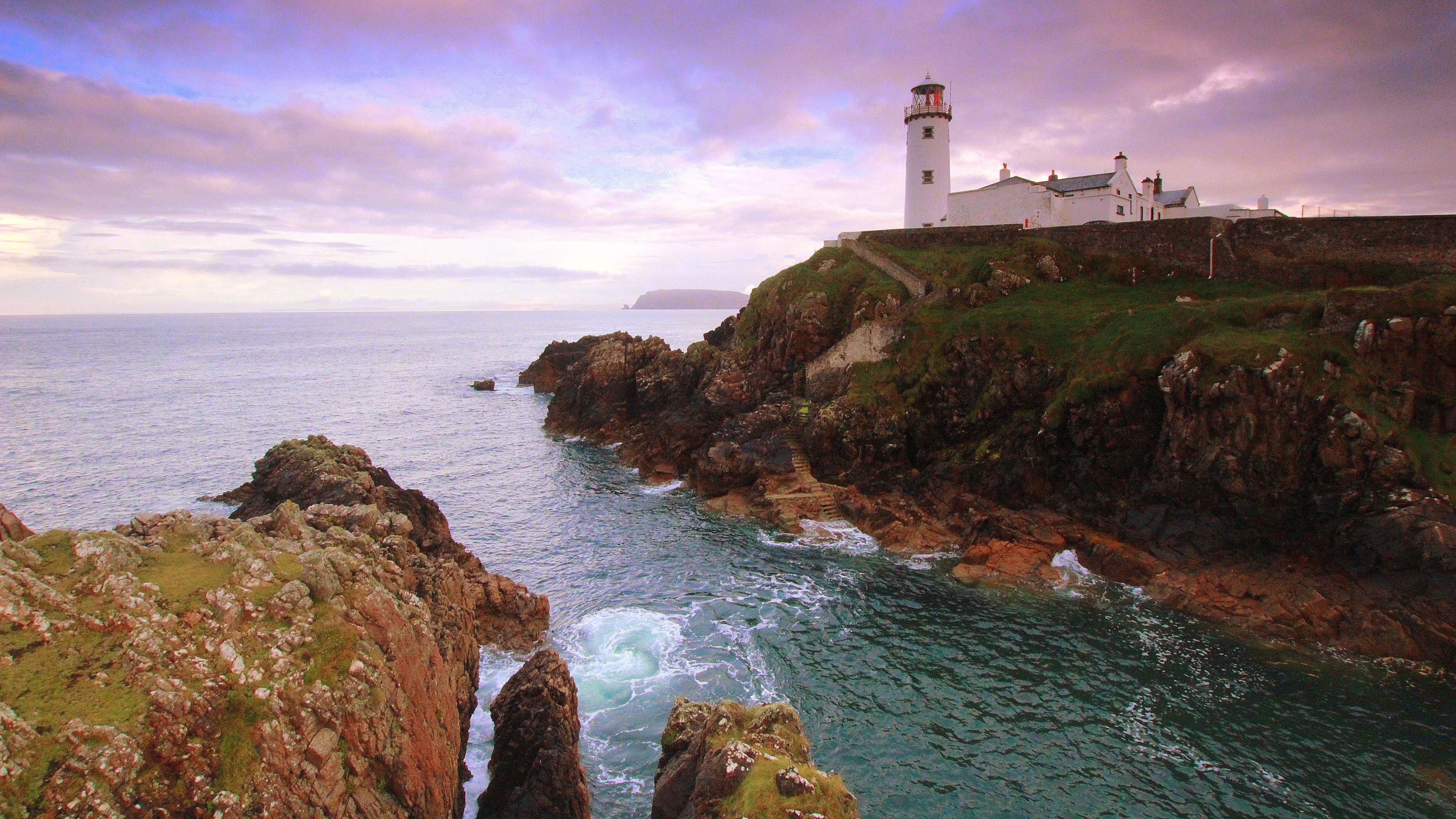 Fanad Head, Lighthouses Wallpaper, 3840x2160 4K Desktop