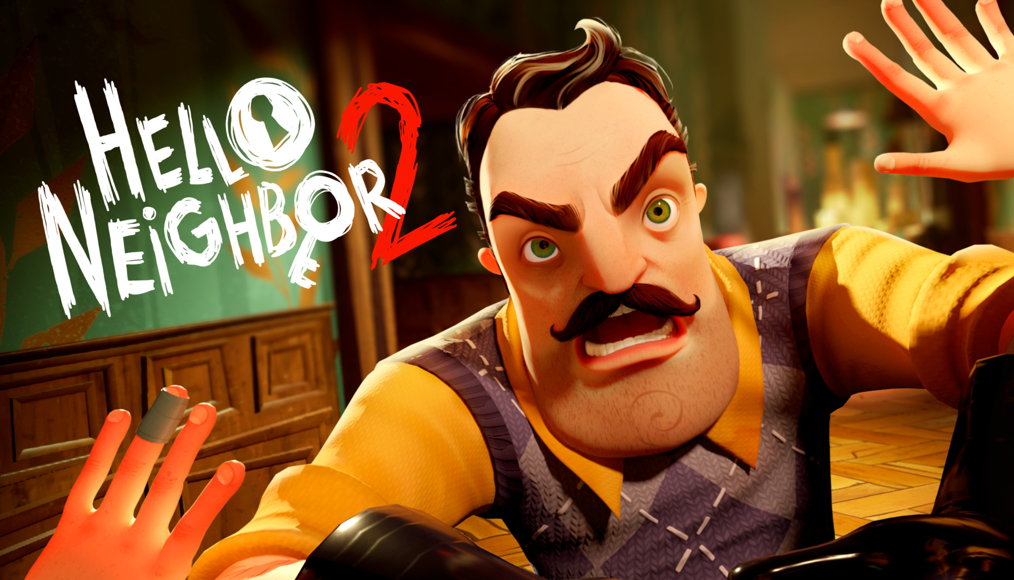 Hello Neighbor 2, Xbox One release, Meggyzs meg kell ersteni mellett, Thrilling horror adventure, 2010x1150 HD Desktop