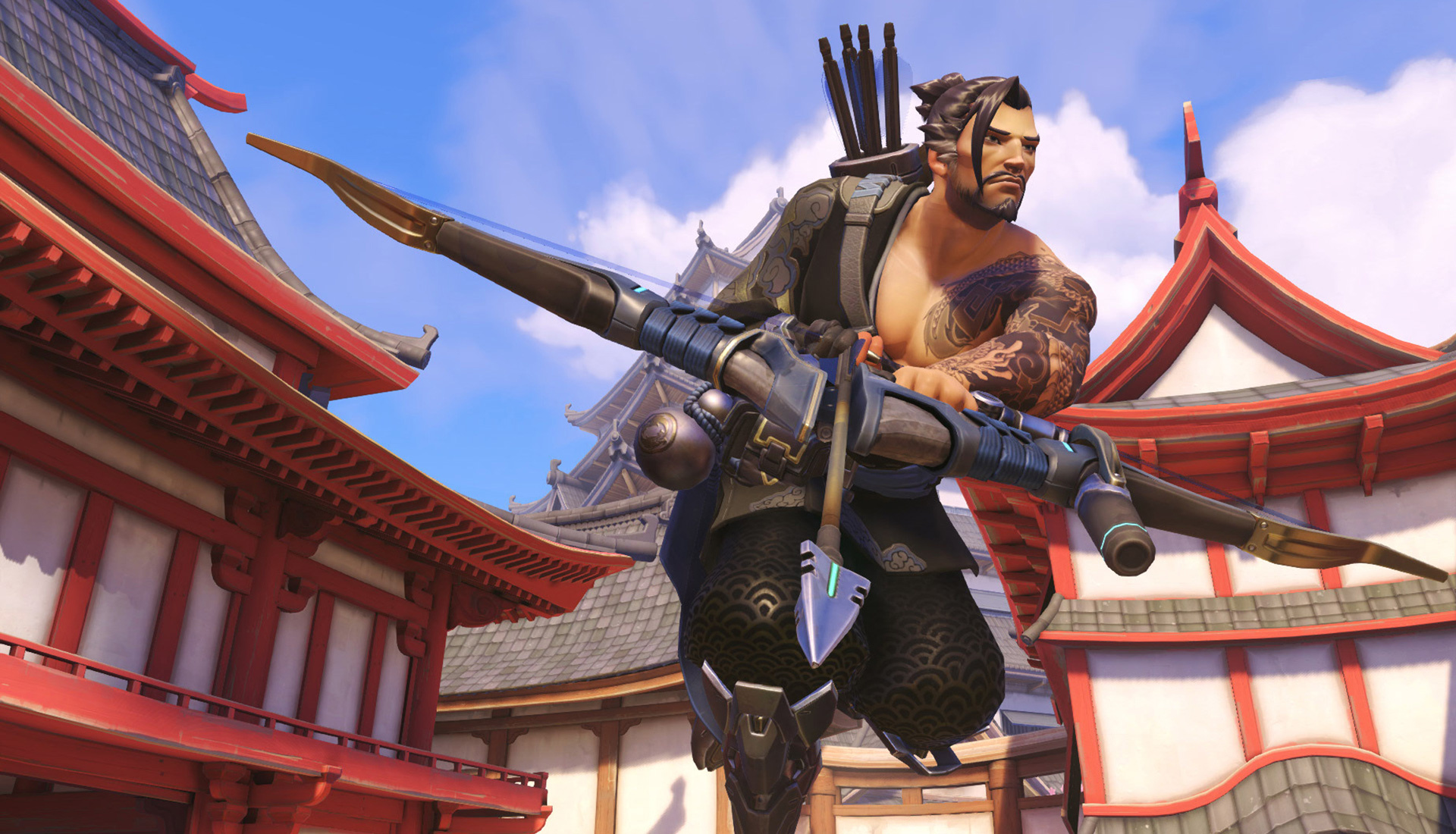 Hanzo Overwatch, Presentation, 1920x1100 HD Desktop