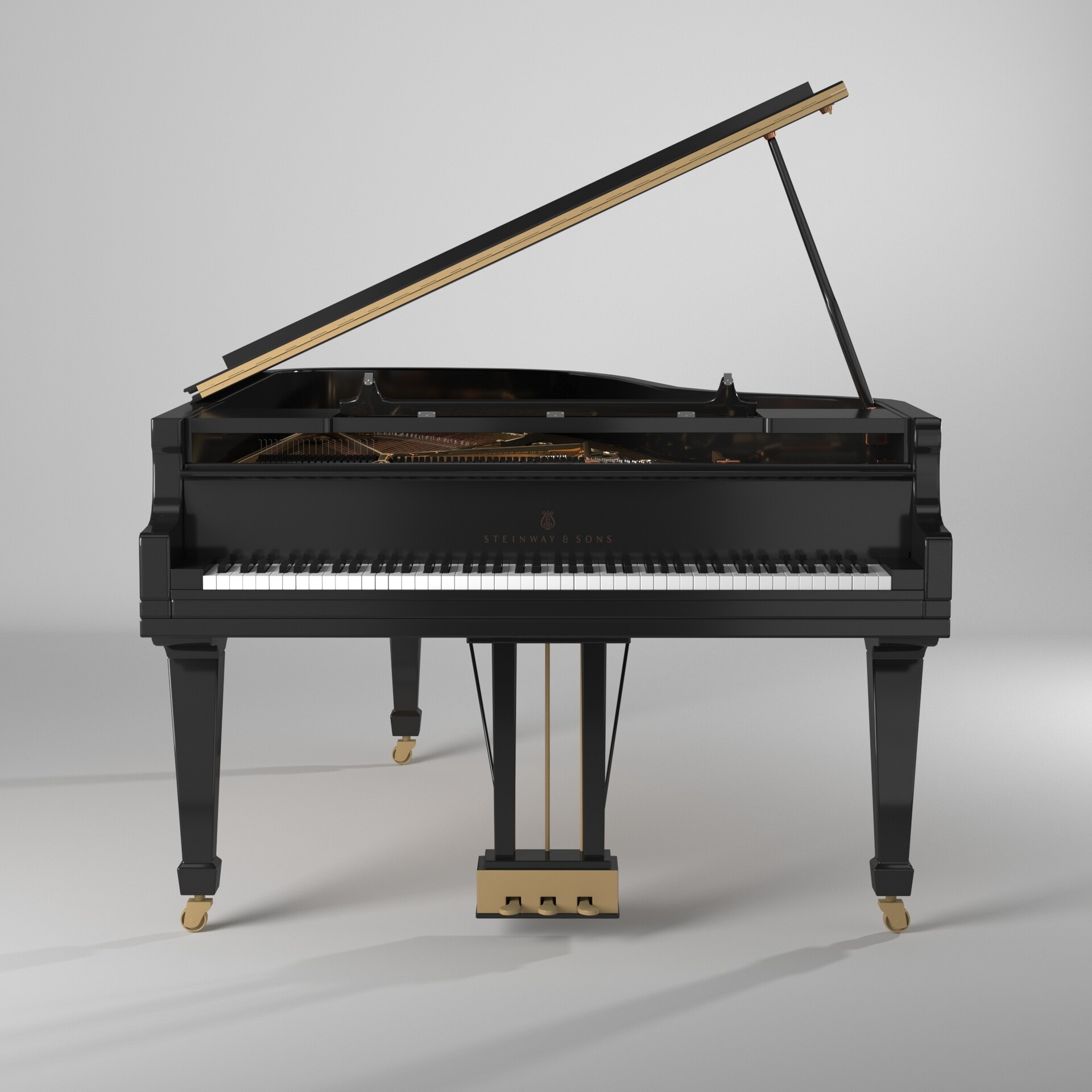 piano art, steinway & sons, artistic craftsmanship, visual masterpiece, 1920x1920 HD Phone