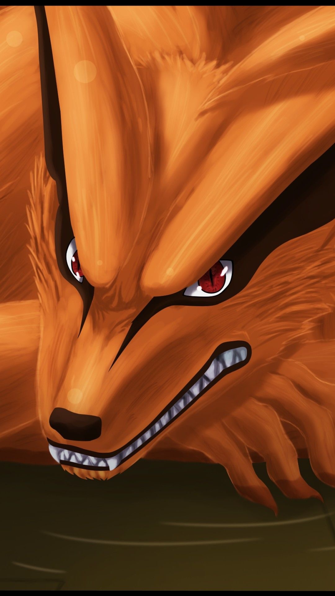 9 Tailed Fox, Wallpaper phone, Kurama, Full HD, 1080x1920 Full HD Phone