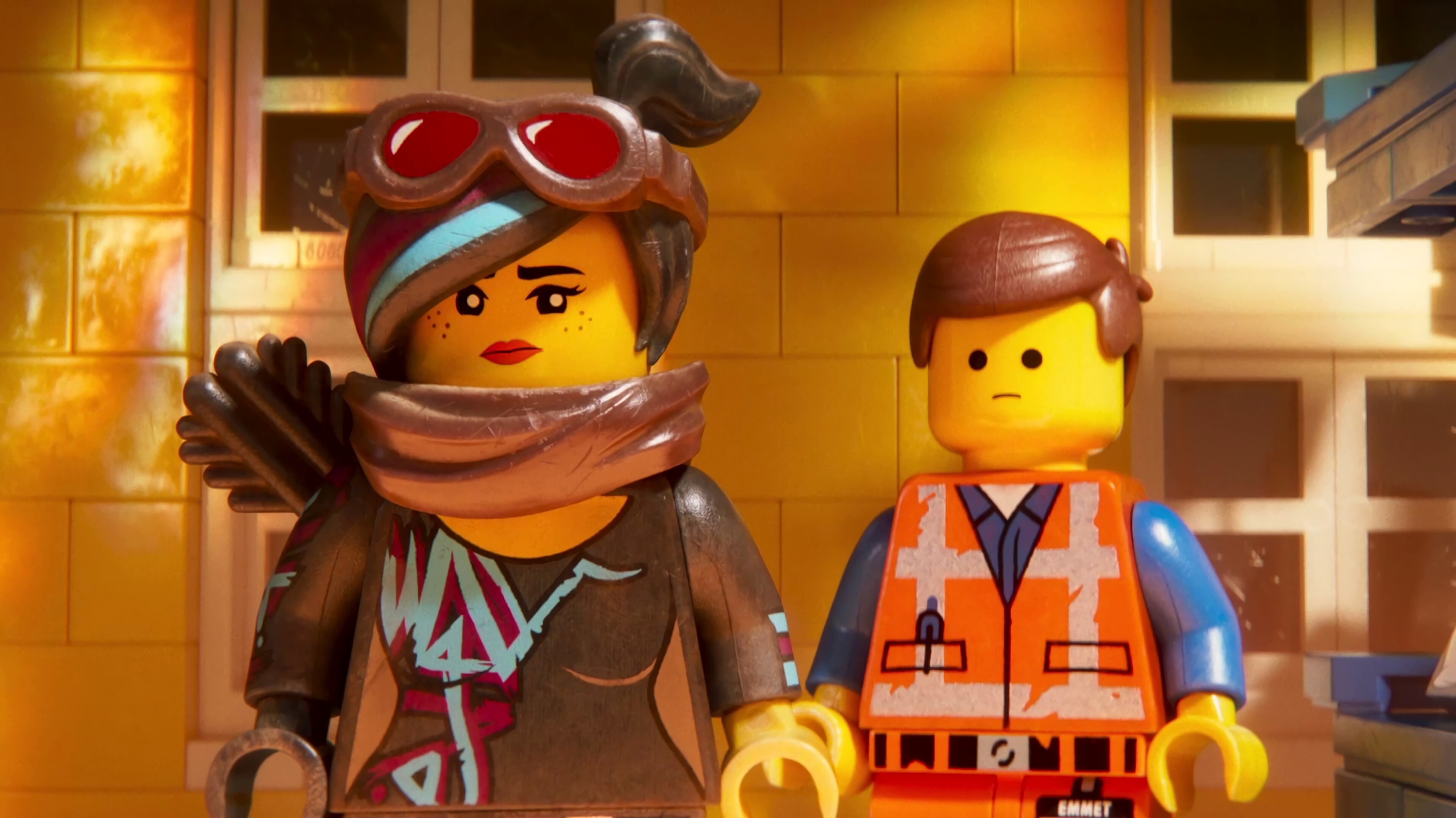 Wyldstyle and Emmet, The Lego Movie Wallpaper, 3840x2160 4K Desktop