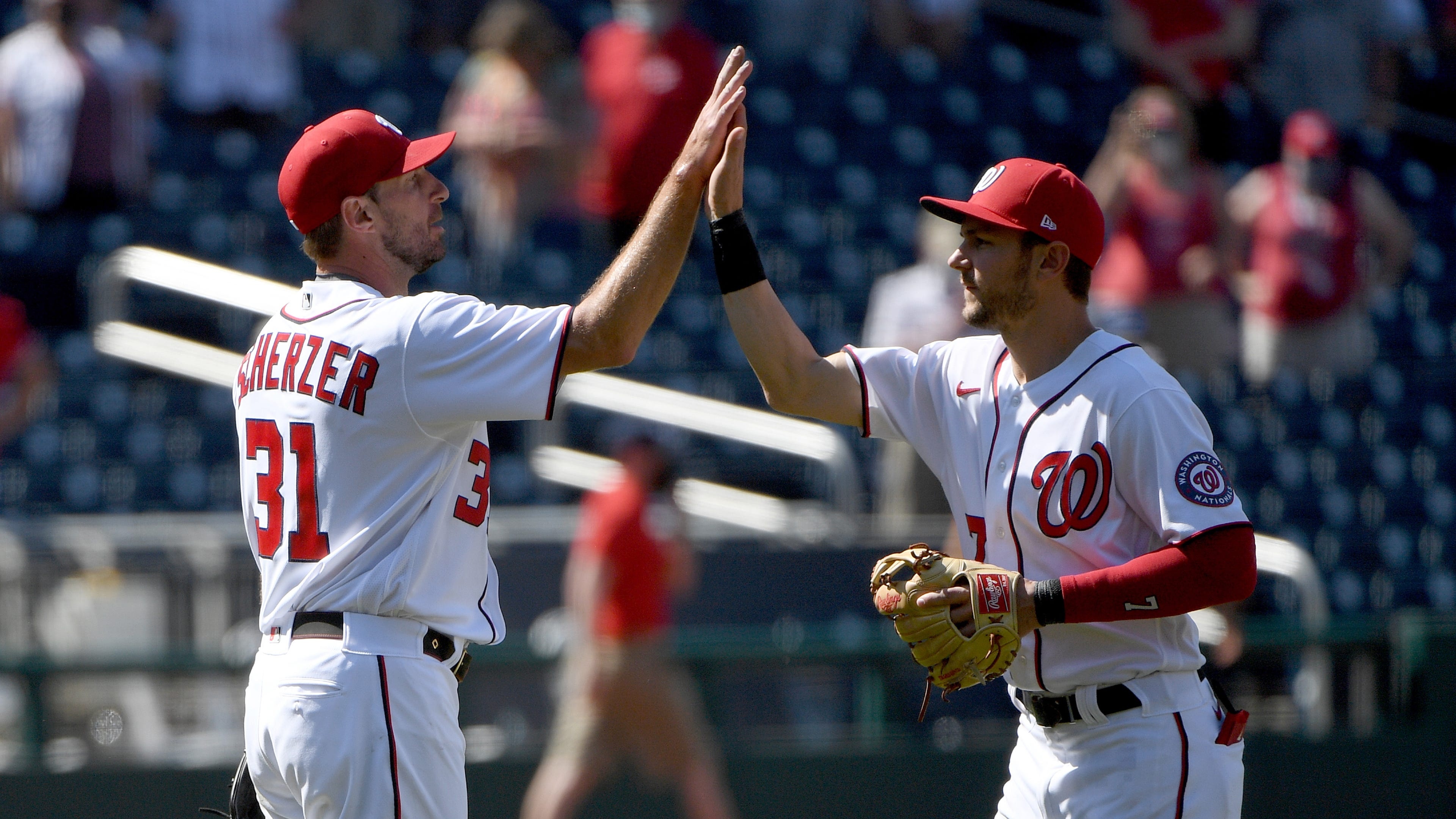 Trea Turner and Max Scherzer, Washington Nationals Wallpaper, 3840x2160 4K Desktop