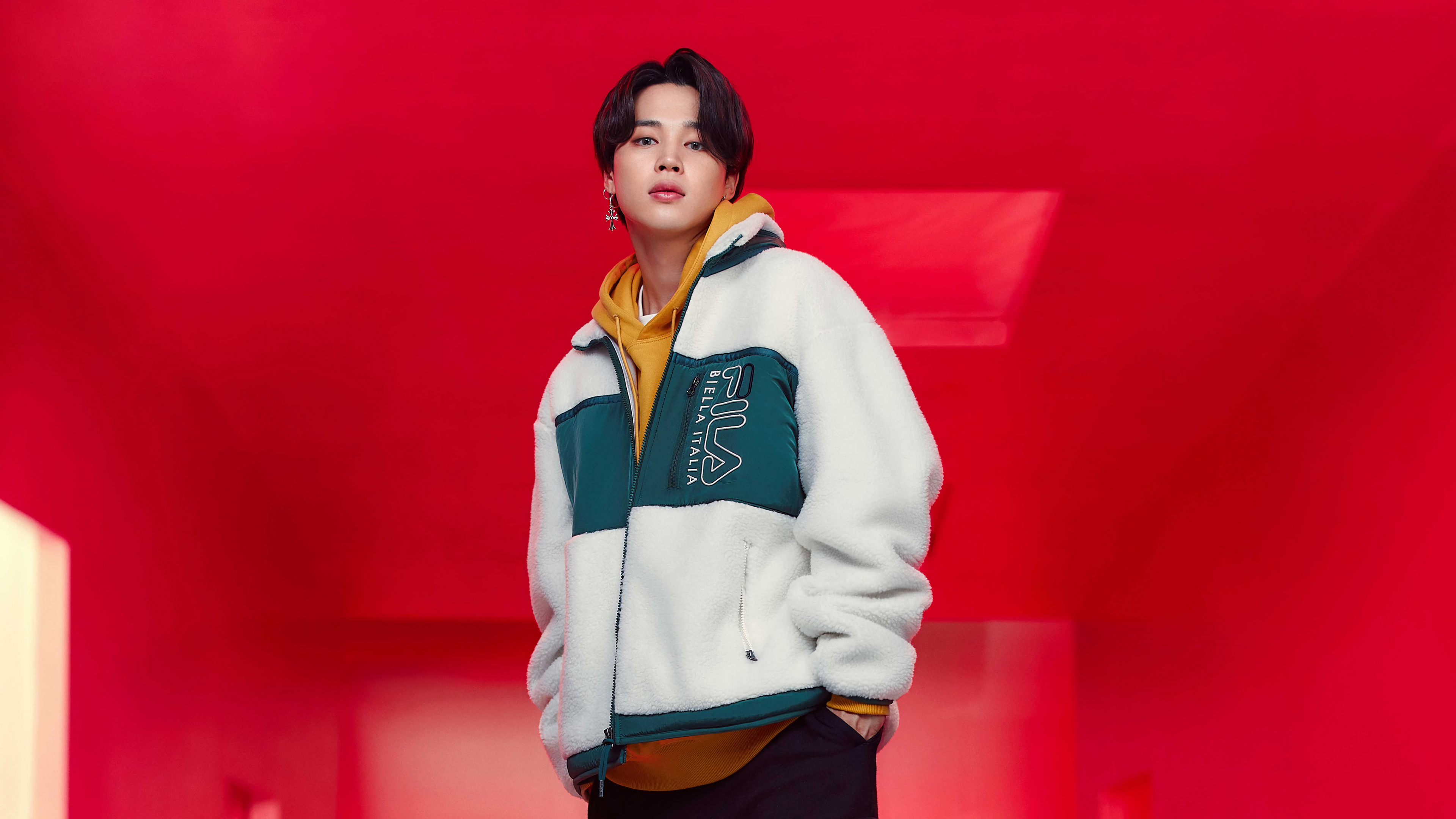 Fila collaboration, Jimin (BTS) Wallpaper, 3840x2160 4K Desktop