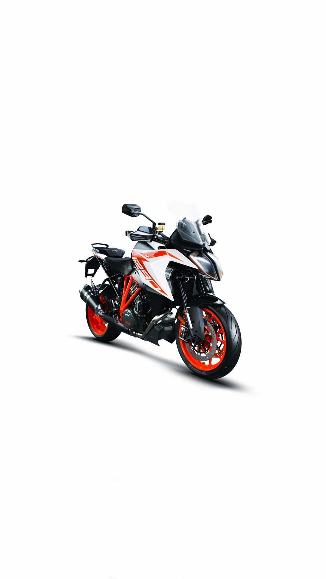 KTM 1290 Super Duke GT, Minimalistic wallpaper, Superbike design, 2019 model, 1080x1920 Full HD Phone