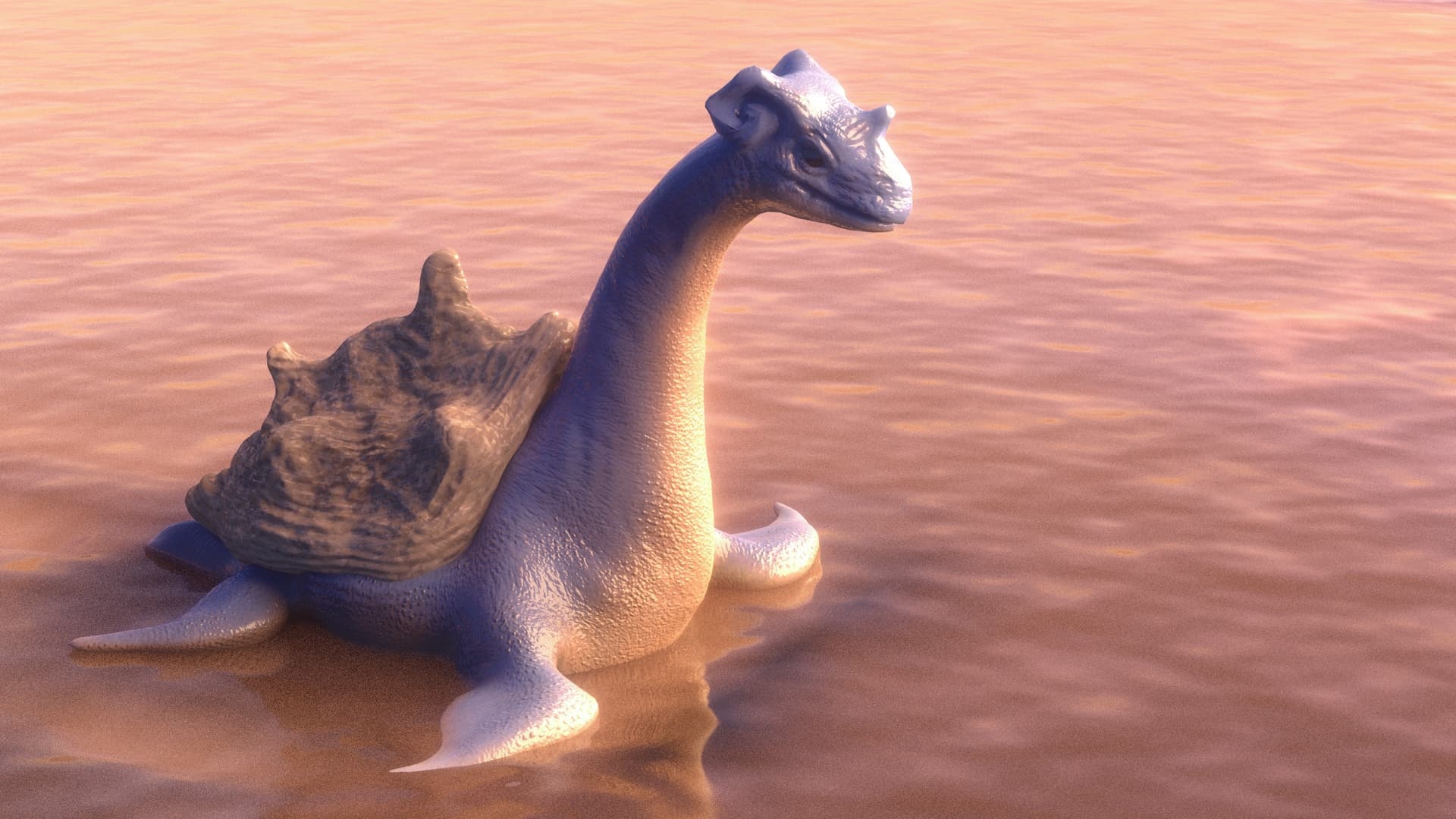 Realistic Lapras, Finished projects, Blender Artists Community, Digital artwork, 1920x1080 Full HD Desktop