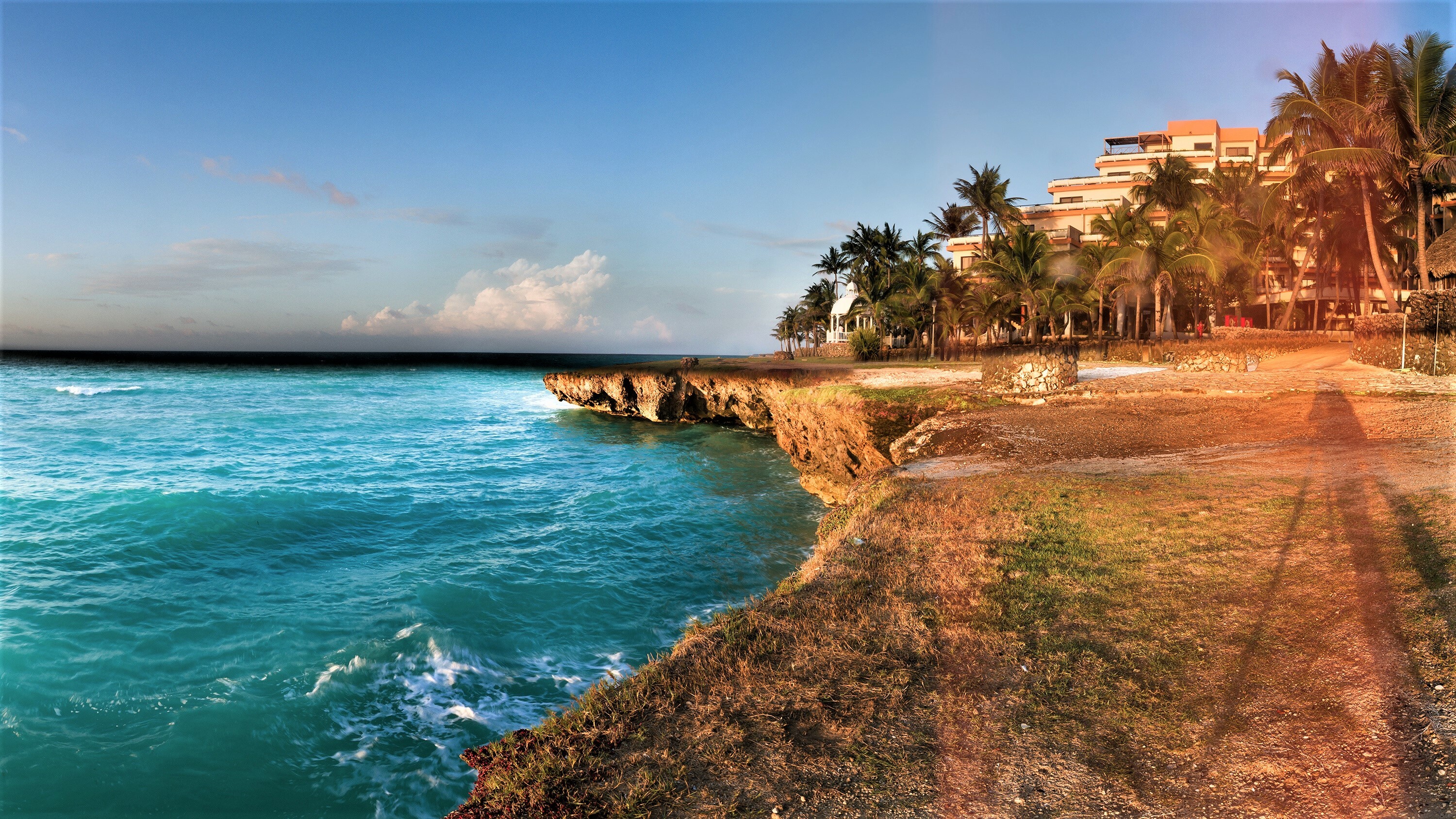 Beach in Cuba, Scenic wallpaper, 3000x1690 HD Desktop