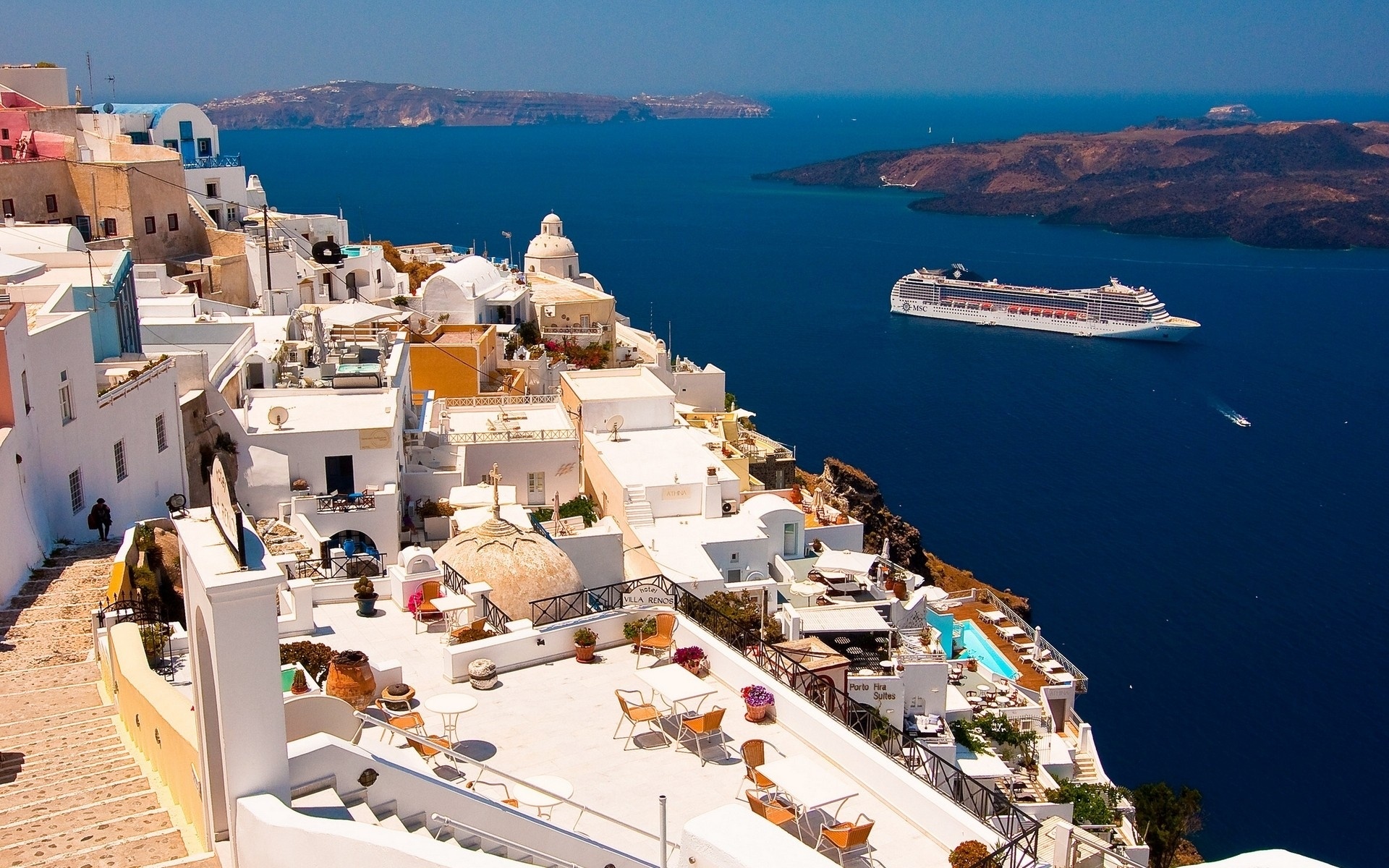 Santorini, Free download, Pictures, Mobile, Tablet, 1920x1200 HD Desktop