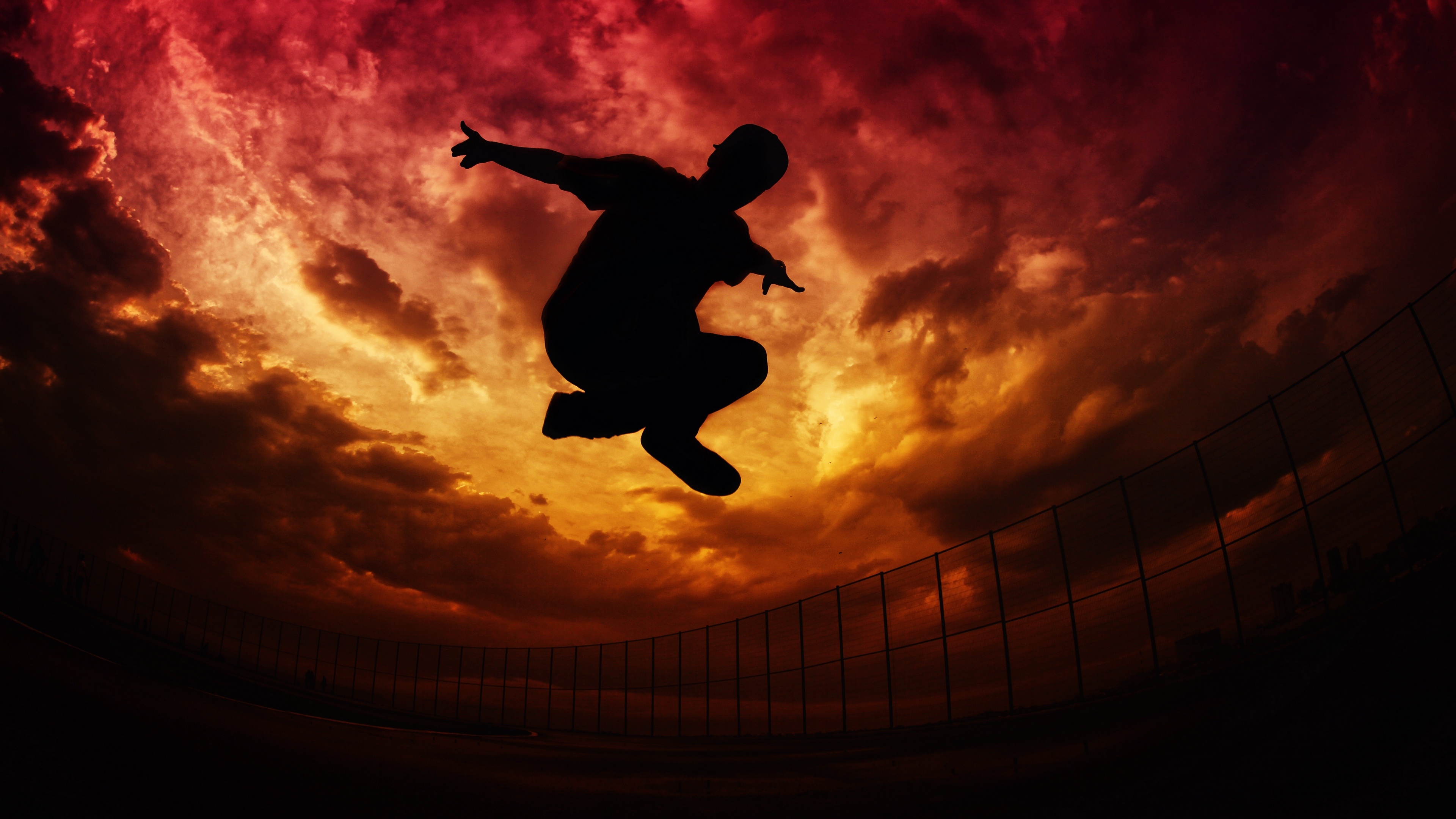 Parkour, Parkour wallpaper, Christopher Anderson, Urban sport, 3840x2160 4K Desktop