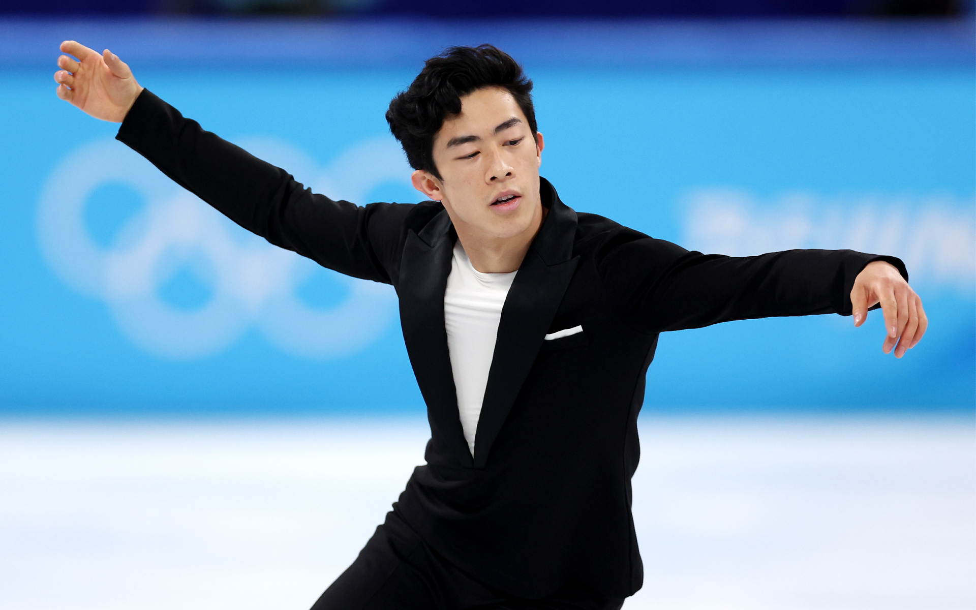 Nathan Chen, American figure skater, World record breaker, Olympic success, 1920x1200 HD Desktop