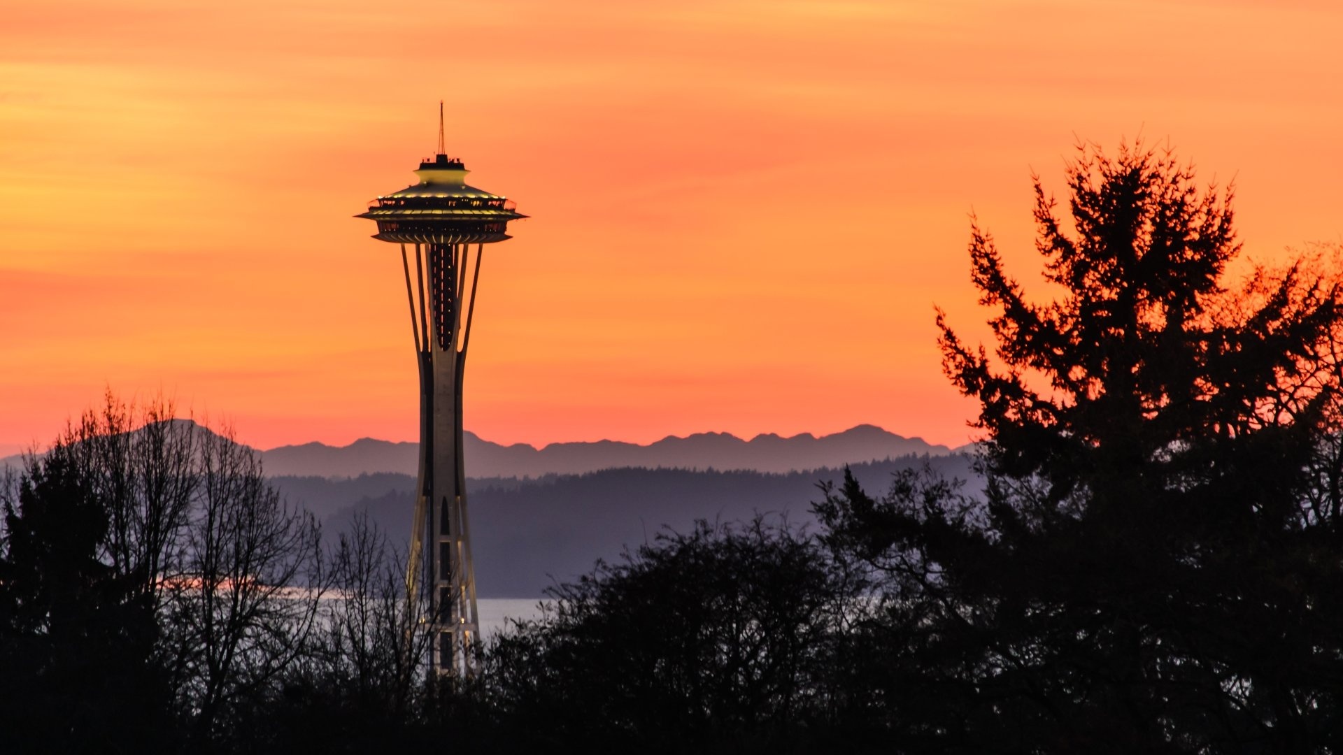 Space Needle, Full HD, Desktop backgrounds, 1920x1080 Full HD Desktop