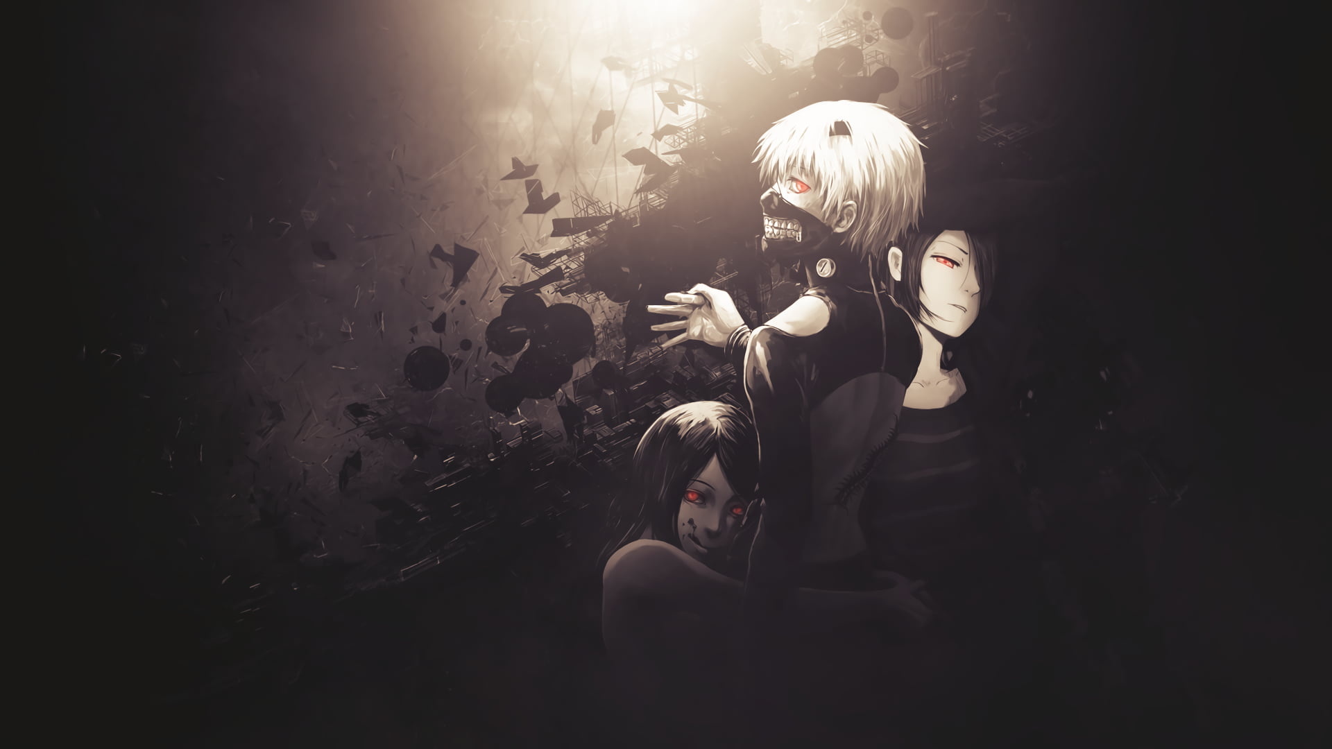 Tokyo Ghoul anime, Kaneki Ken wallpaper, 1920x1080 Full HD Desktop