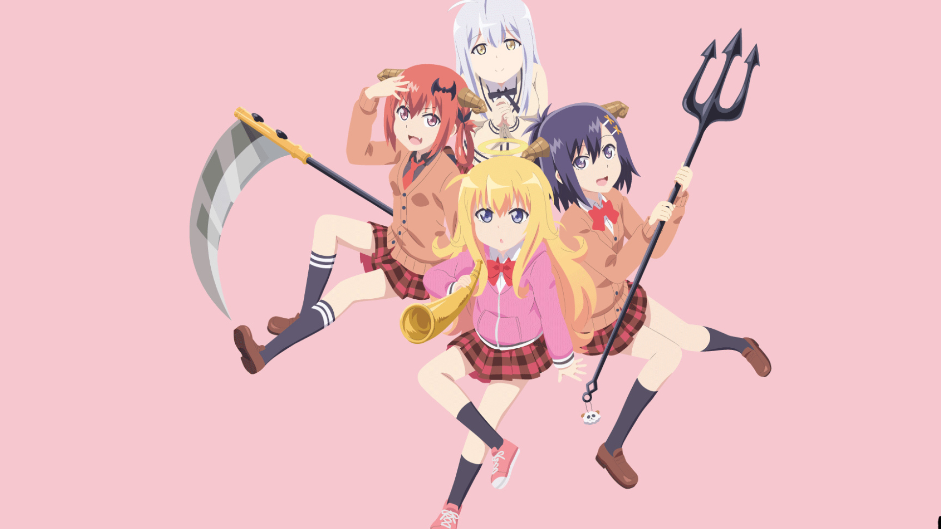 Gabriel DropOut (Anime), Top free backgrounds, 1920x1080 Full HD Desktop