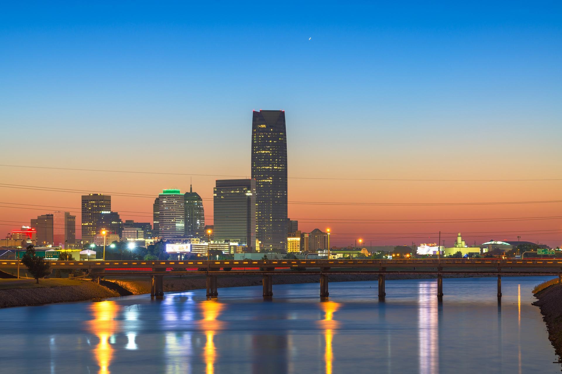 Oklahoma City skyline, Background checks, Health street, 1920x1280 HD Desktop