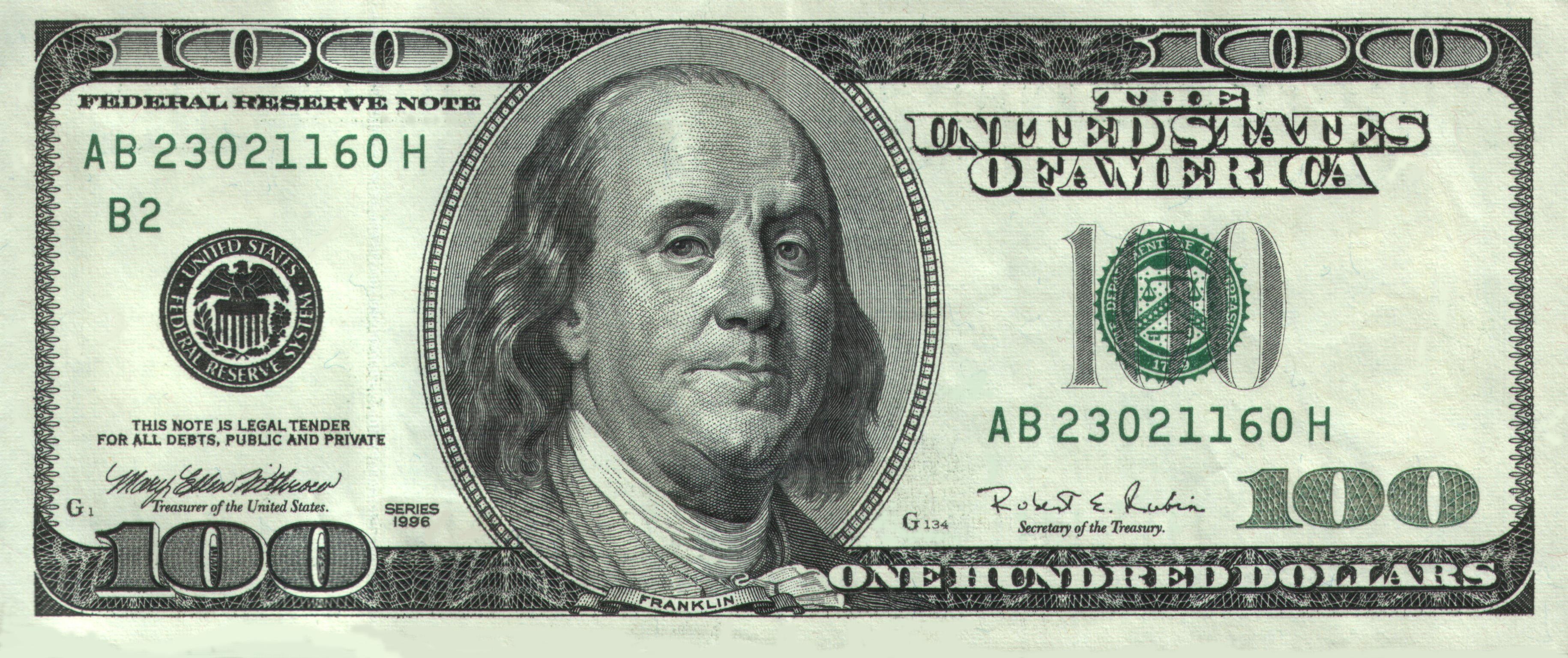 100 dollar bill, Dollars Wallpaper, 3660x1540 Dual Screen Desktop