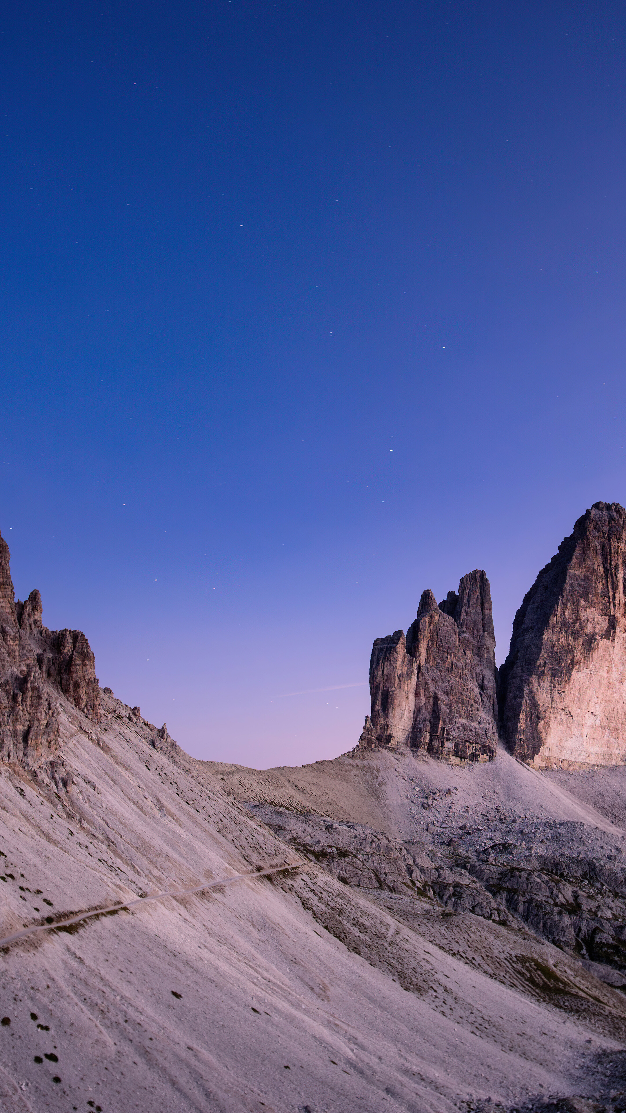 Mountain ranges, Blue skies, Panoramic vistas, Sony Xperia wallpapers, 2160x3840 4K Phone