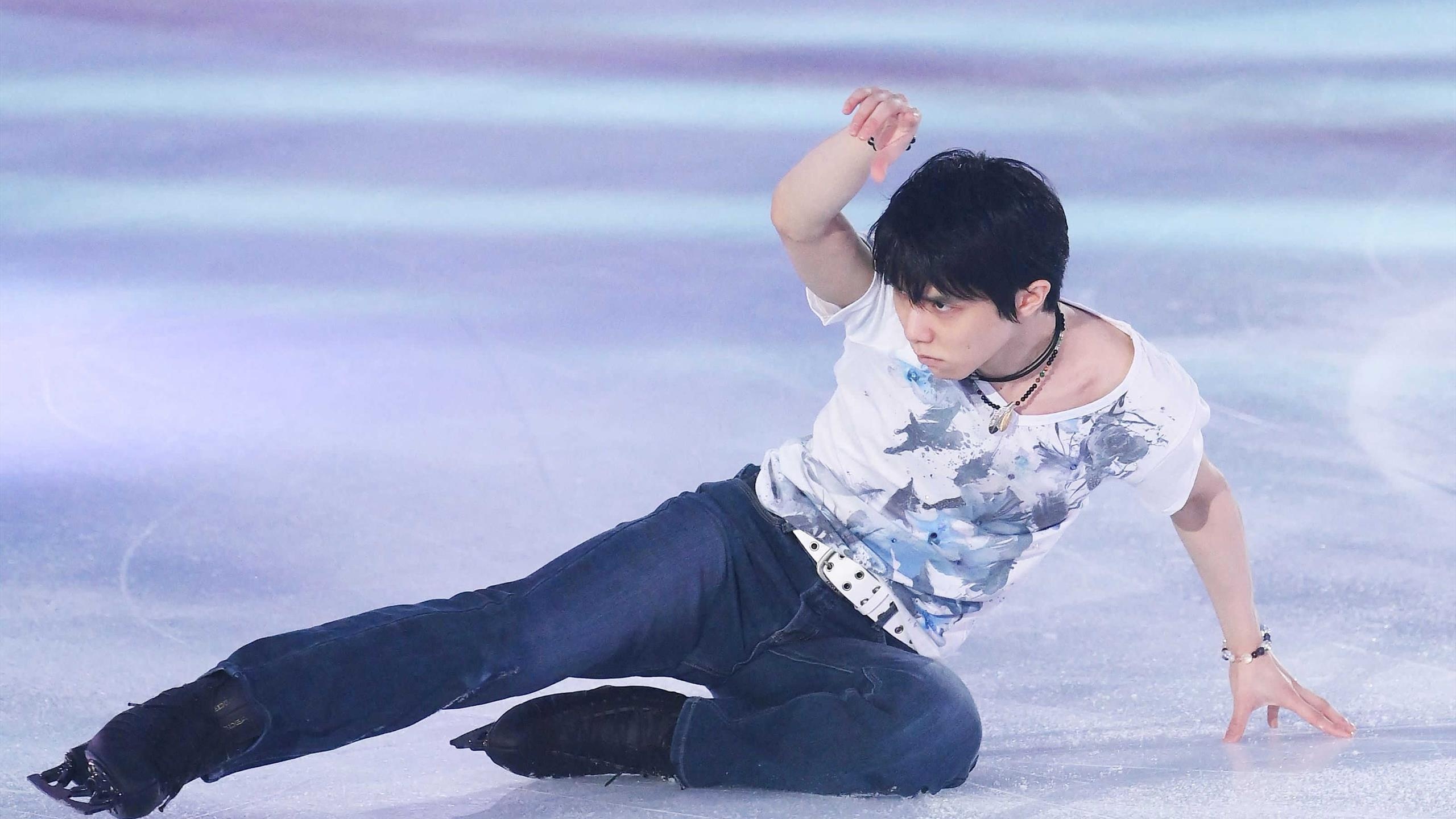 Yuzuru Hanyu, Injured before Olympics, Setback for Peking 2022, Determination, 2560x1440 HD Desktop