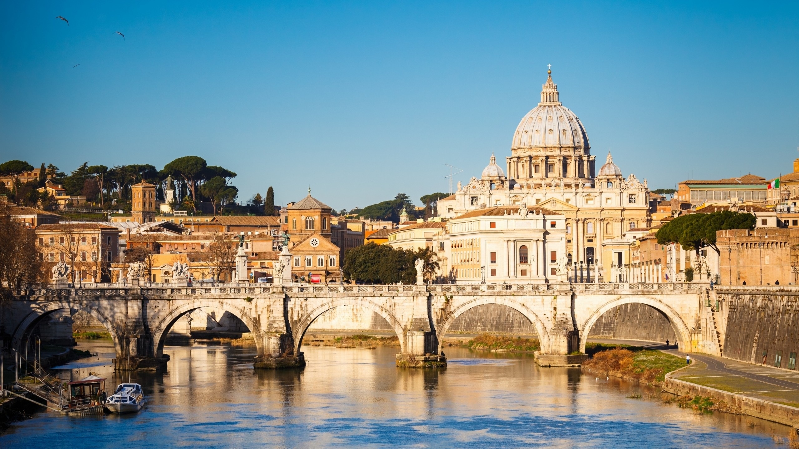 St. Peter's Basilica, Rome Wallpaper, 2560x1440 HD Desktop