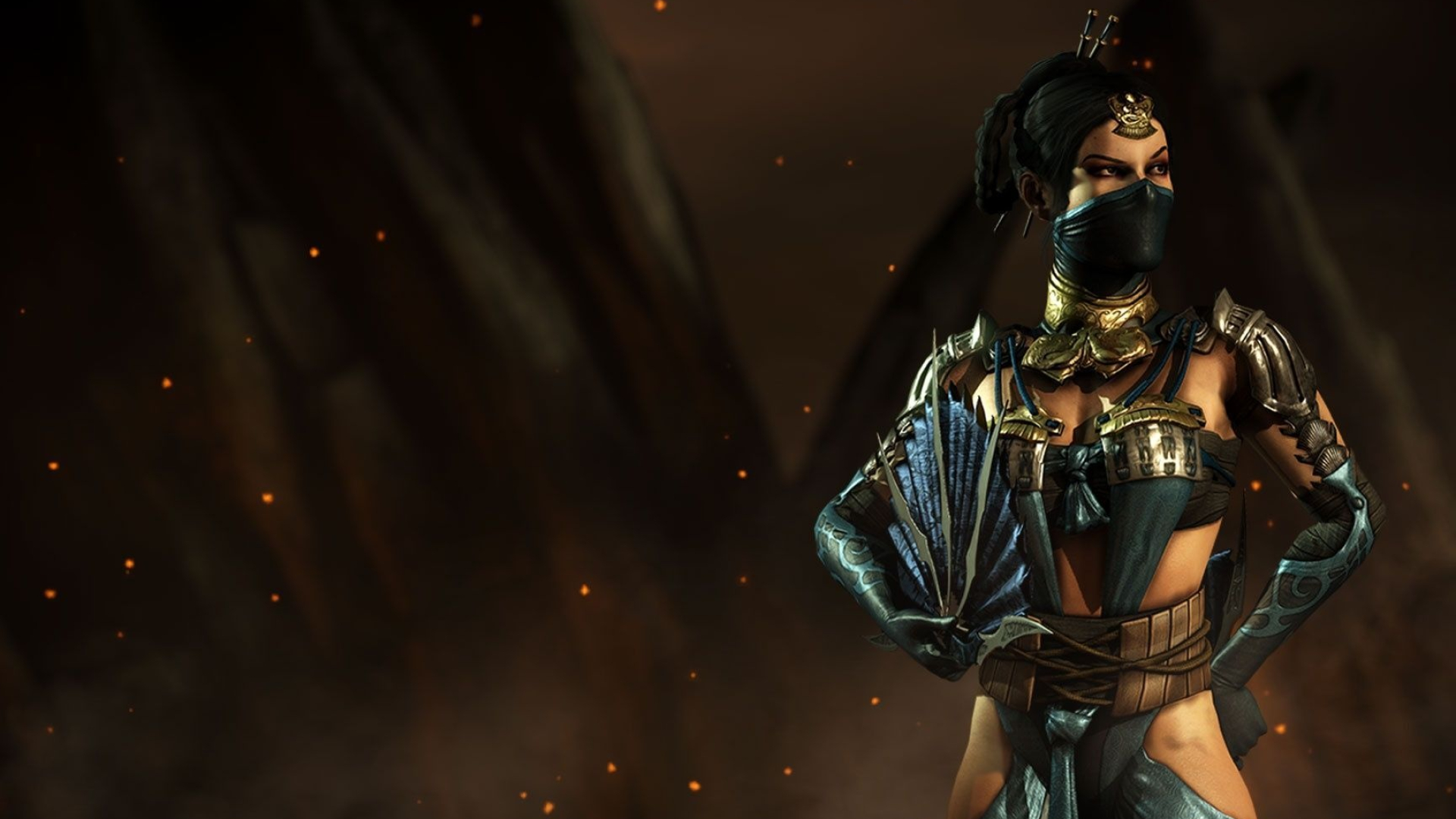 Kitana, MKX assassin, Mortal Kombat X, 1920x1080 Full HD Desktop