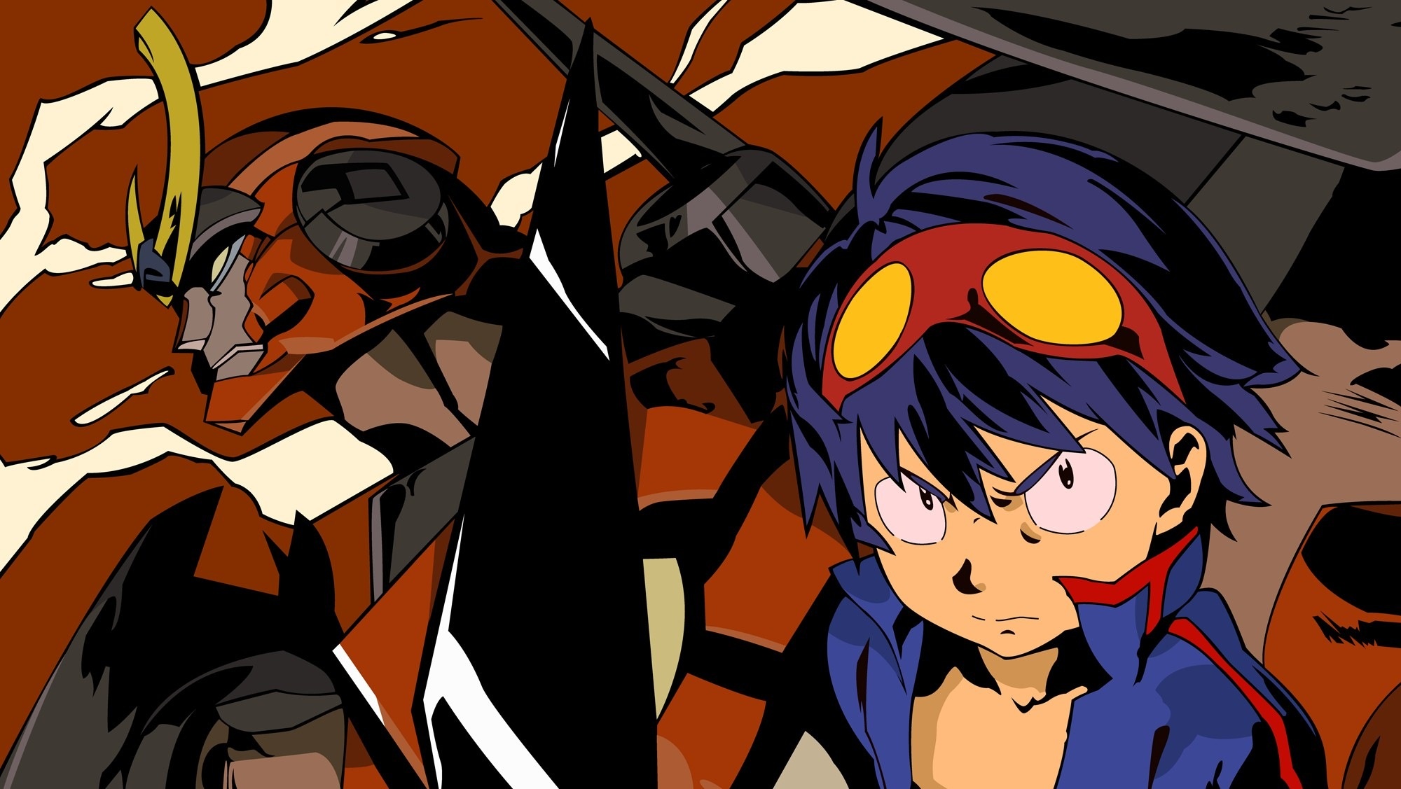 Simon and Gurren Lagann, Simon (Gurren Lagann) Wallpaper, 2000x1130 HD Desktop