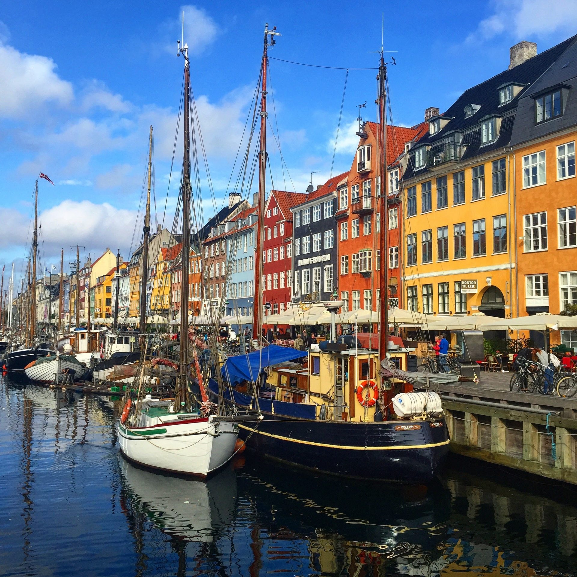 Nyhavn, Christiania visit, Copenhagen, Denmark walk, 1920x1920 HD Phone