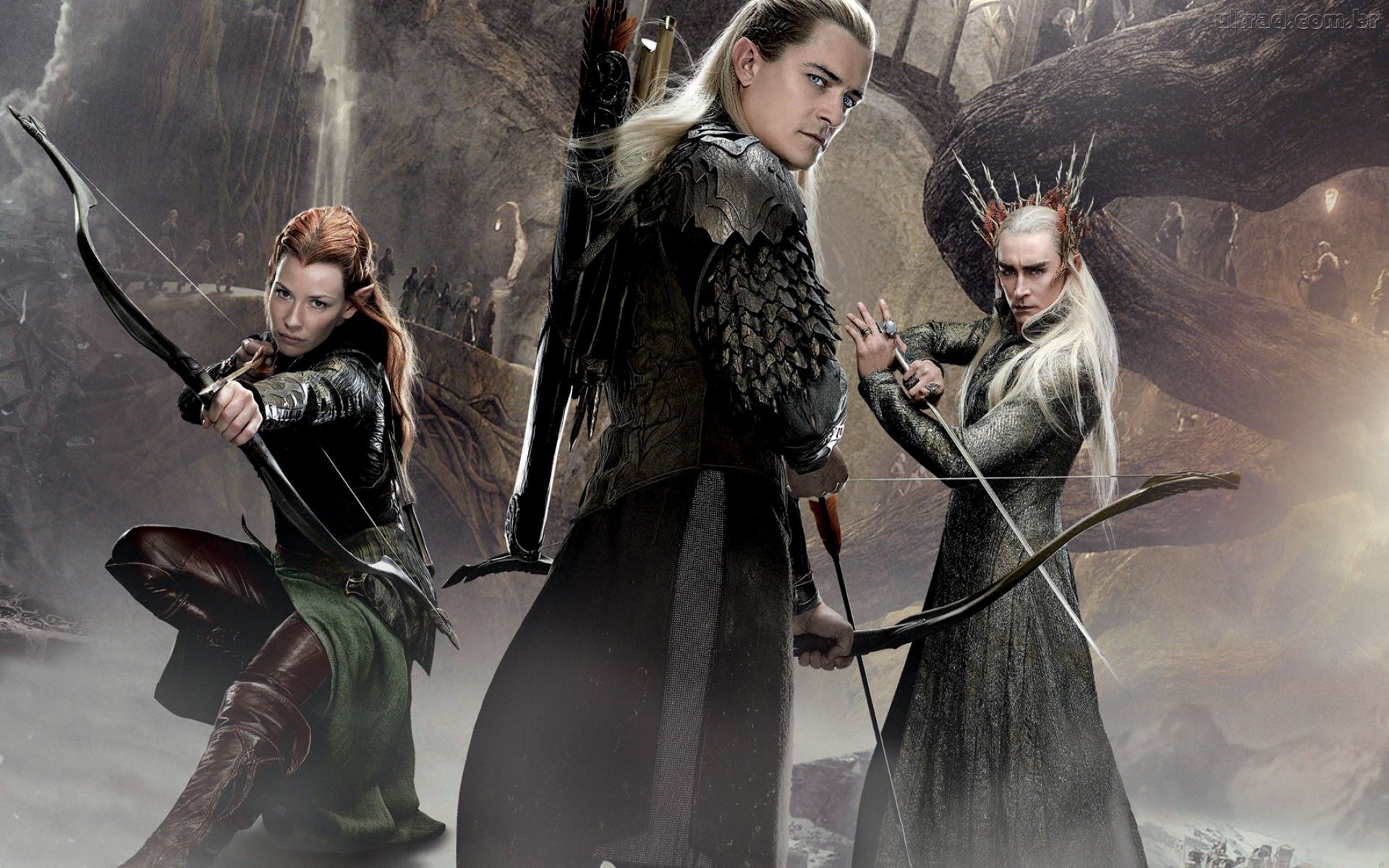 The Hobbit, Tauriel's bravery, Powerful female character, Striking wallpaper, 1920x1200 HD Desktop