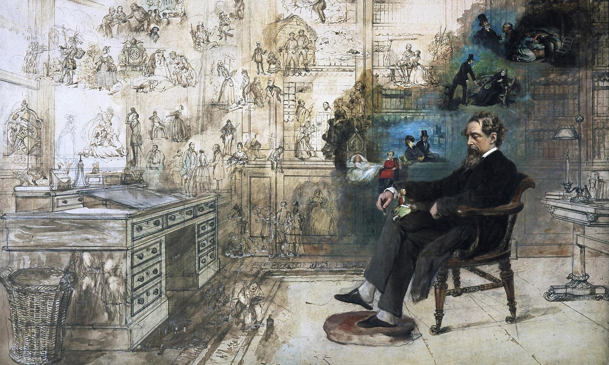 Dickens's Dream, Charles Dickens Wallpaper, 2000x1200 HD Desktop