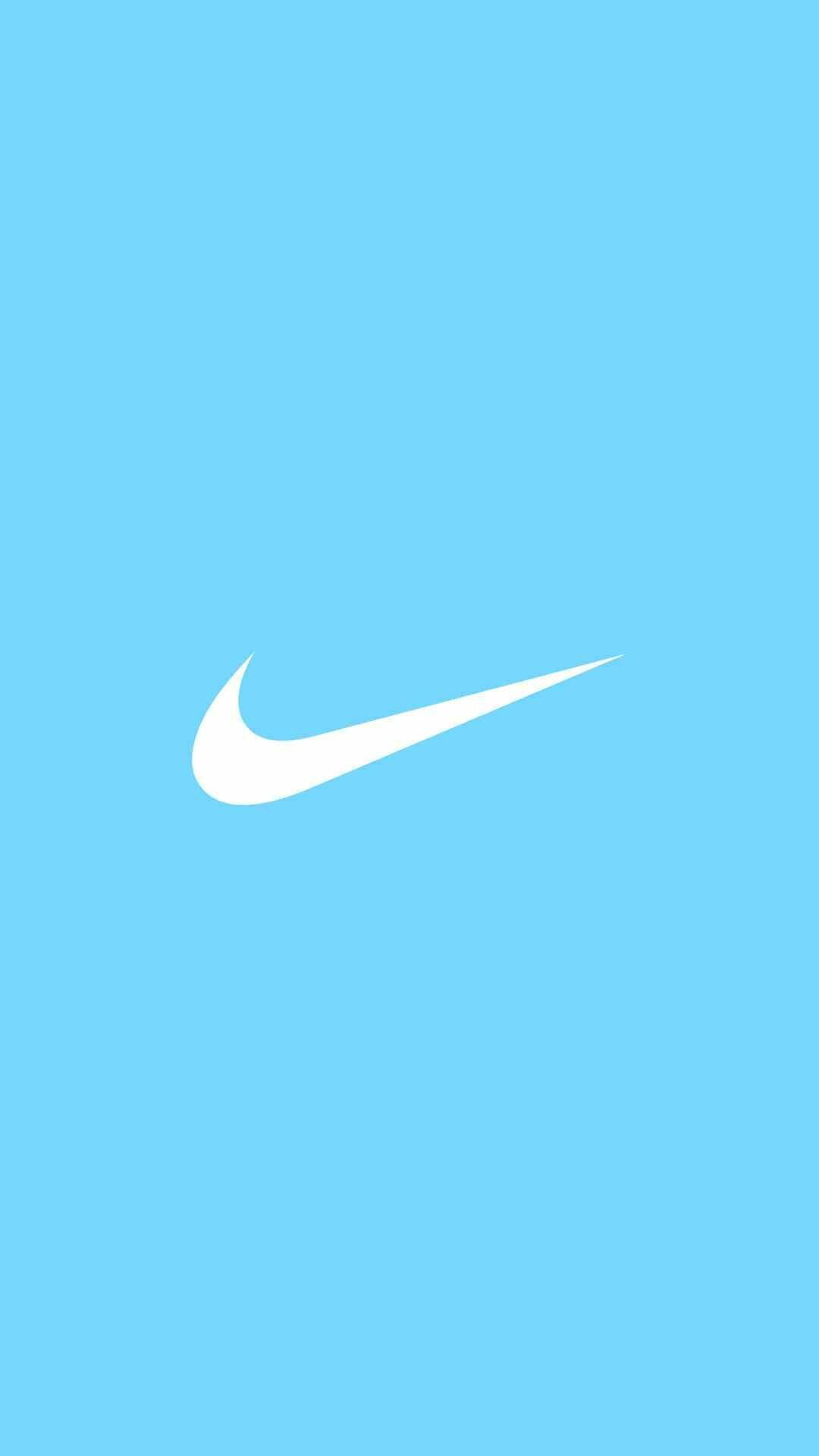 Blue Nike Swoosh, Nike Wallpapers, Blue Wallpaper, iPhone, 1080x1920 Full HD Phone