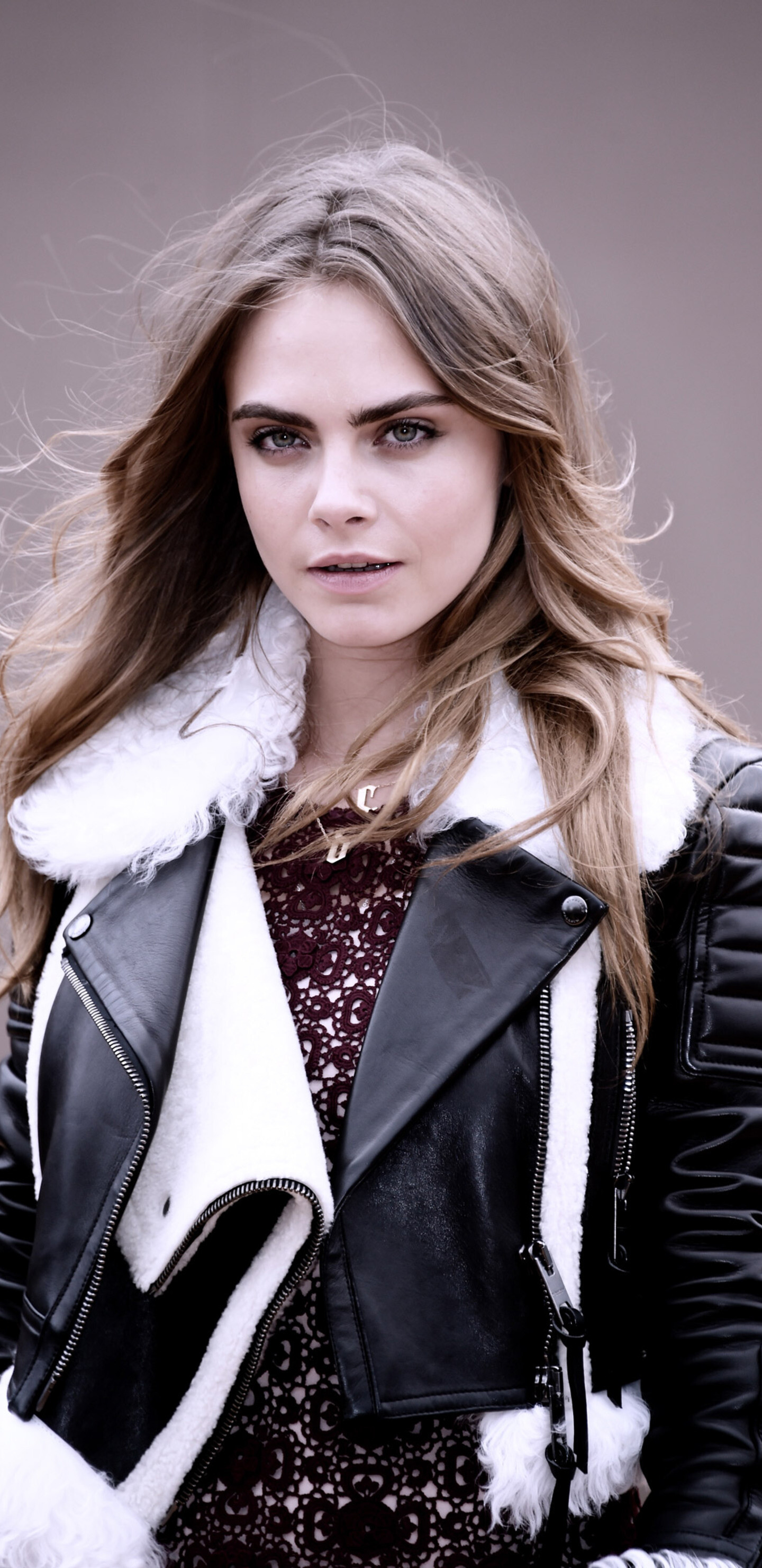 Burberry collaboration, Cara Delevingne Wallpaper, 1440x2960 HD Phone