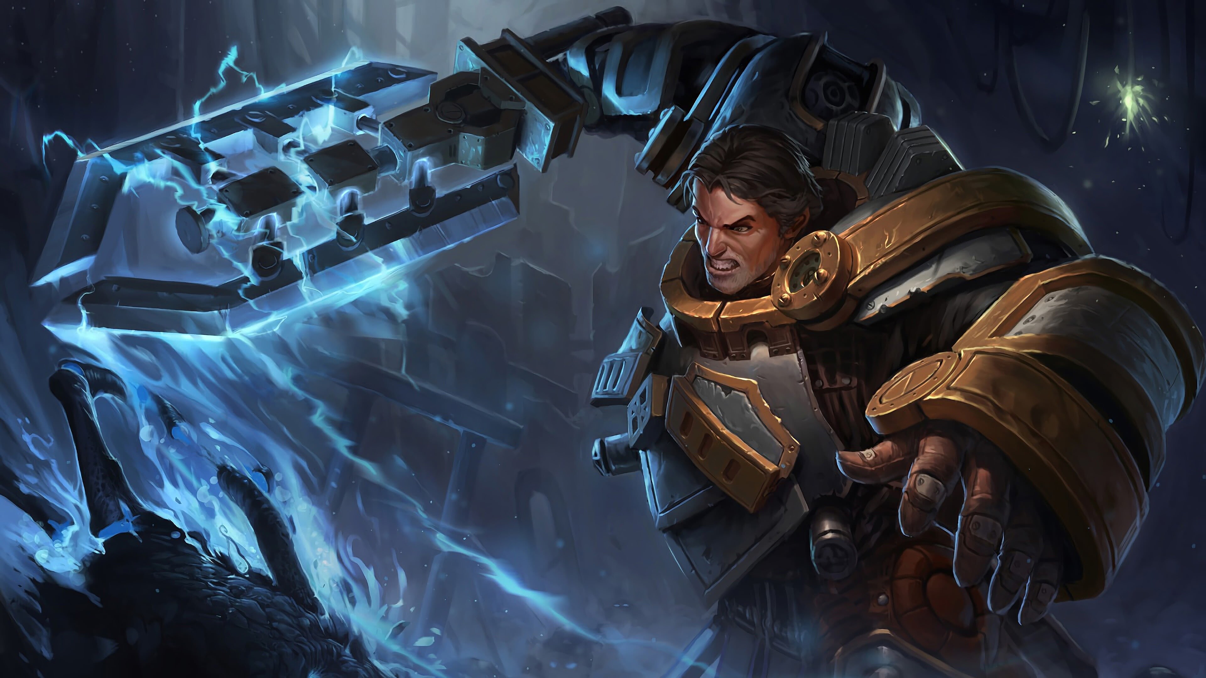 League of Legends, Garen steel legion, UHD 4k, Gaming, 3840x2160 4K Desktop