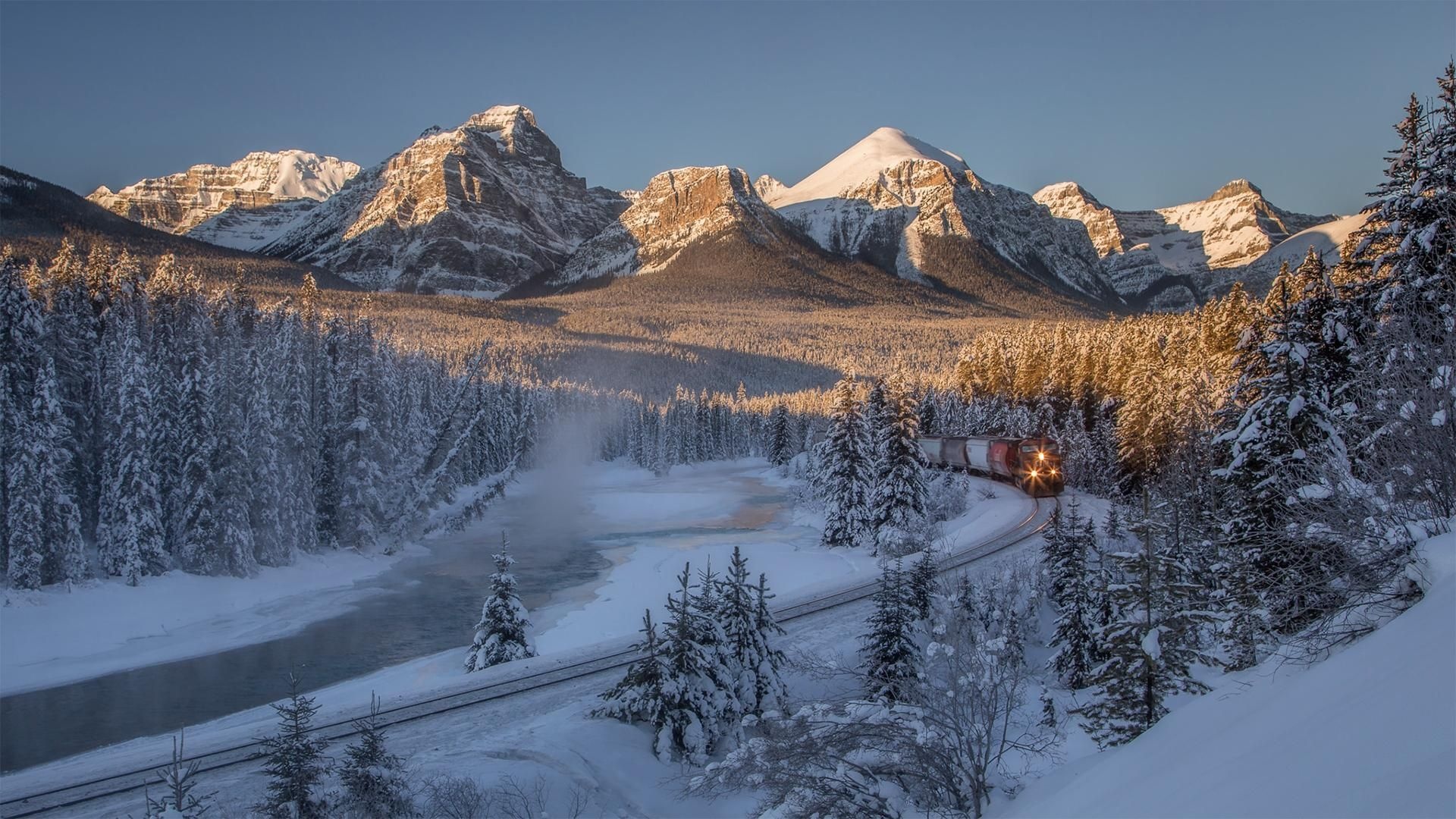 Canadian Rockies, Top free backgrounds, Scenic wallpapers, Banff National Park, 1920x1080 Full HD Desktop