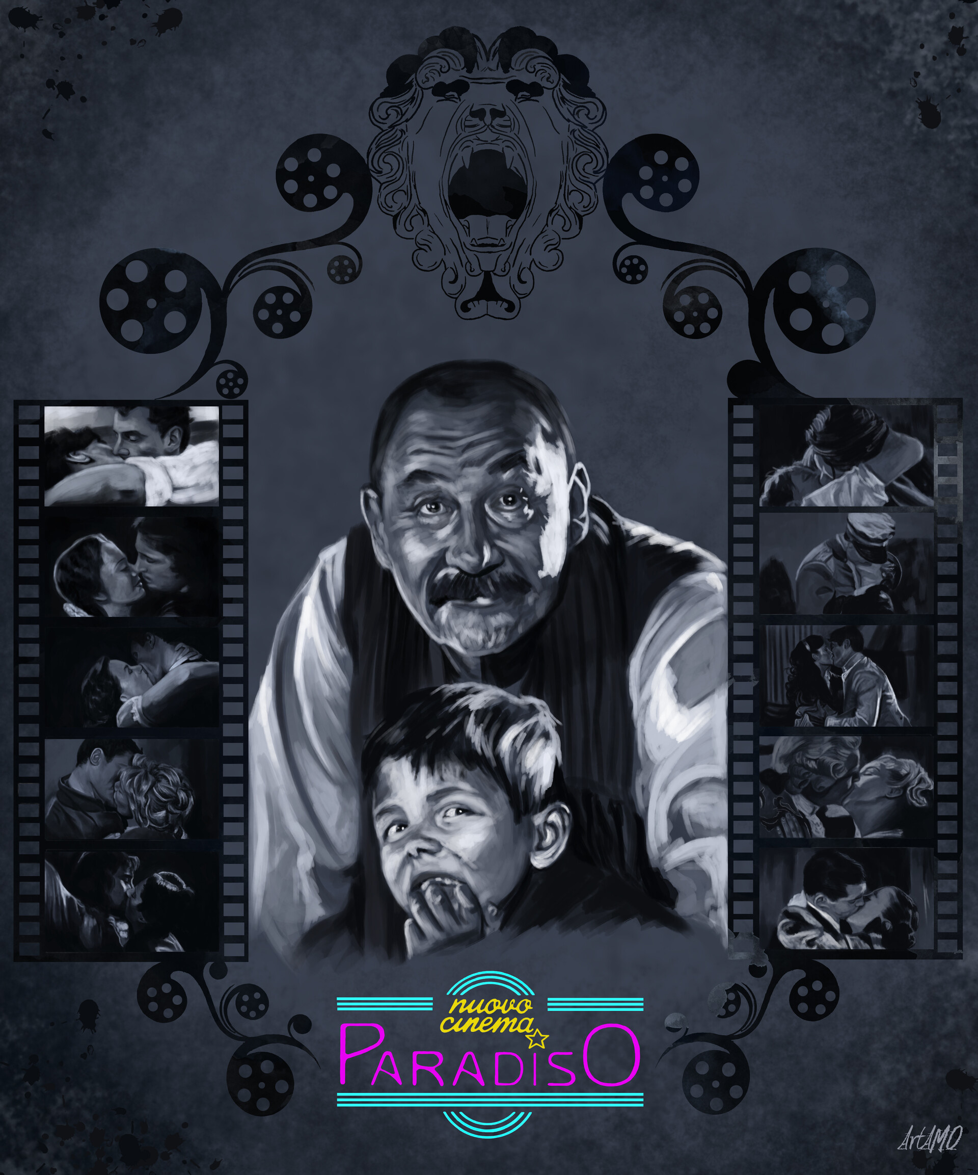 Cinema Paradiso movie, Artstation, Film, 1920x2310 HD Phone