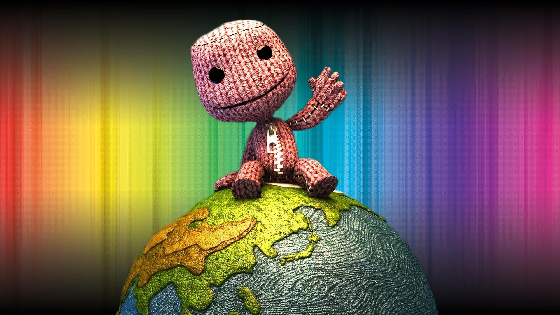 Sackboy, LittleBigPlanet, Top free, Backgrounds, 1920x1080 Full HD Desktop