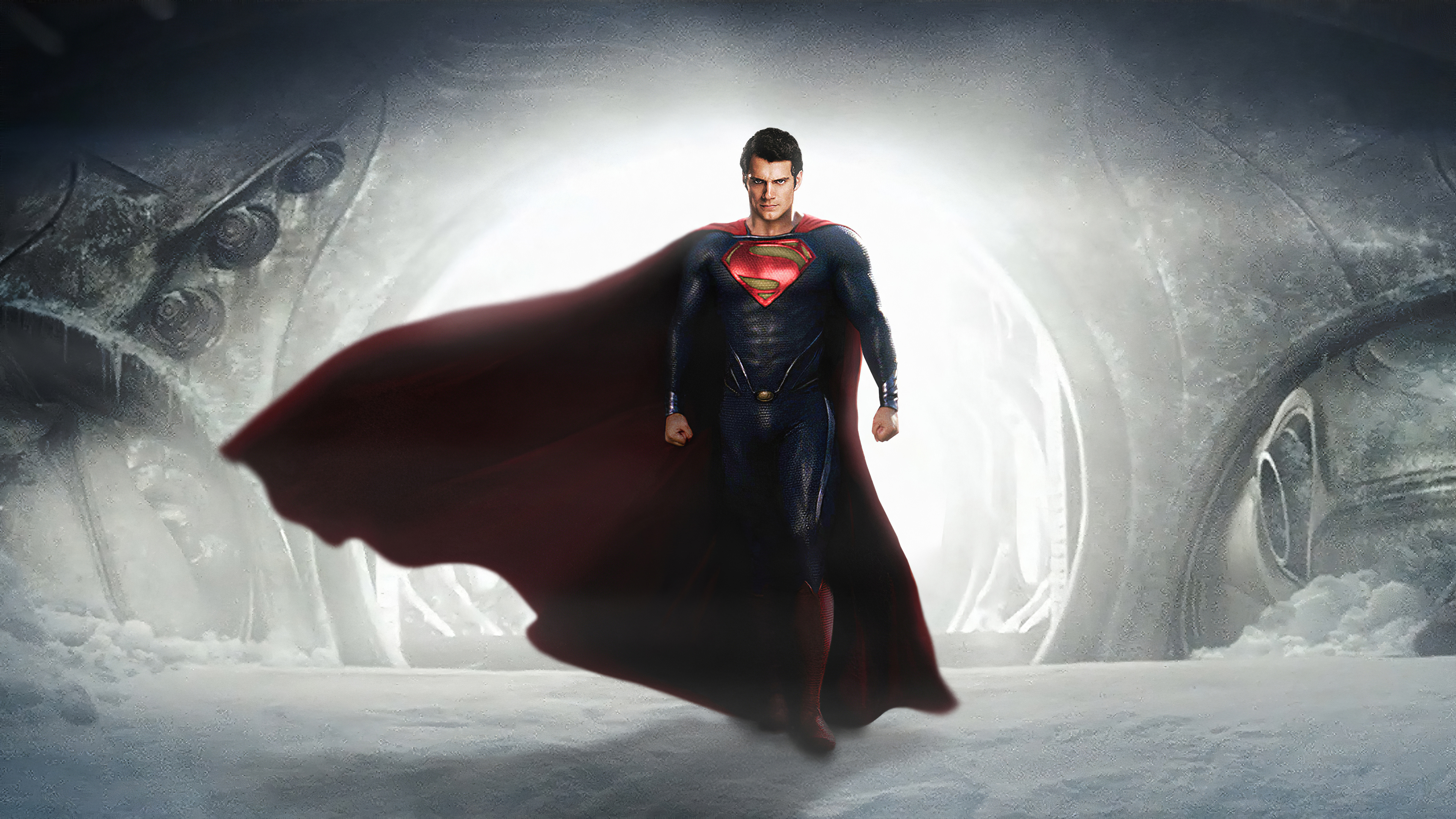 Man of Steel, Superman Wallpaper, 3840x2160 4K Desktop