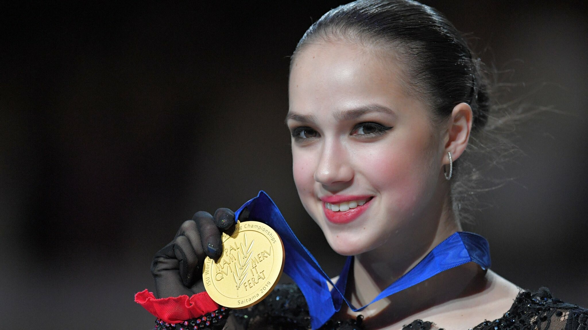 Alina Zagitova, Memorable ice dance, Remarkable talent, Anniversary celebration, 2050x1160 HD Desktop