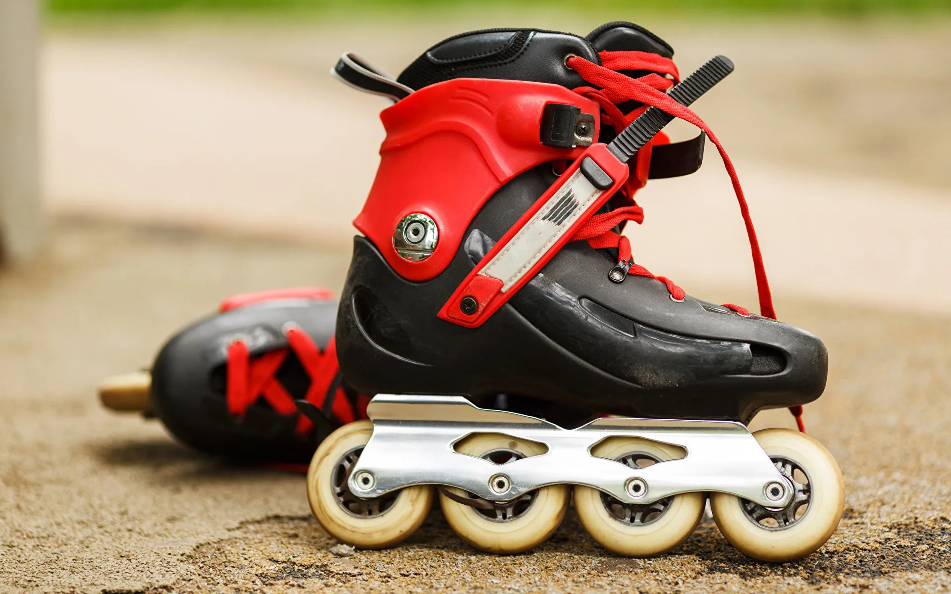 Roller skating in white, Monochrome roller images, Stylish skating, Classic elegance, 1920x1200 HD Desktop