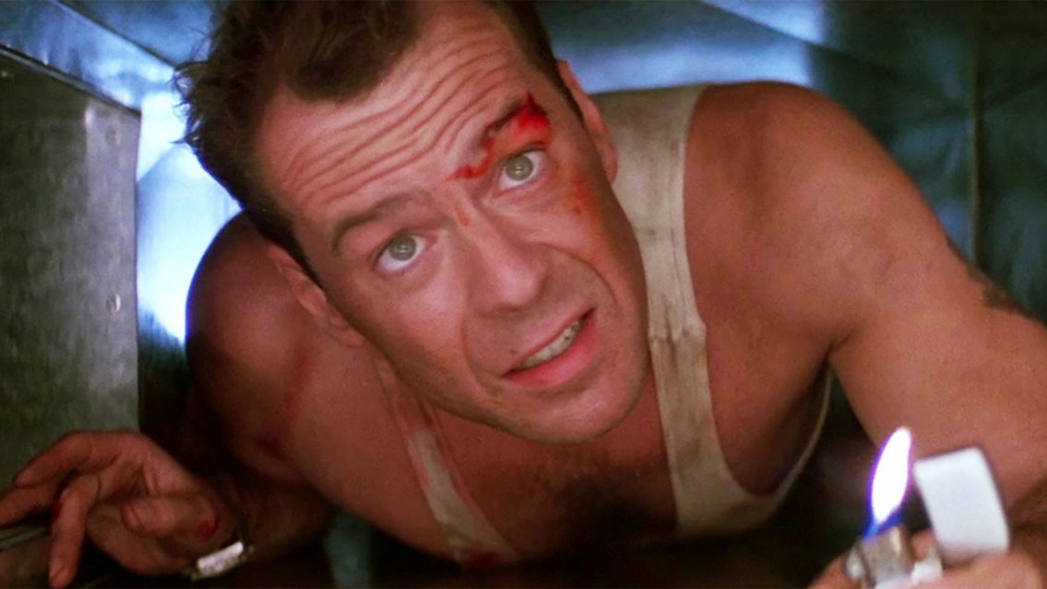 Die Hard franchise, Legendary hero, Fierce battles, Unforgettable moments, 2050x1160 HD Desktop