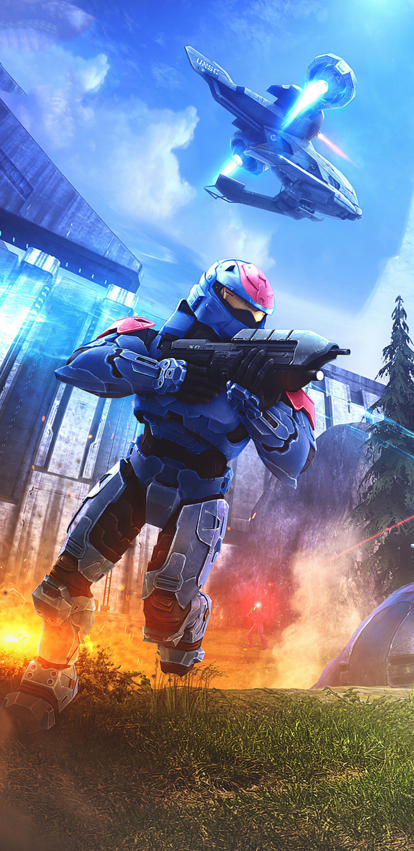 Halo, Intense multiplayer, Master Chief's saga, Epic encounters, 1440x2960 HD Phone