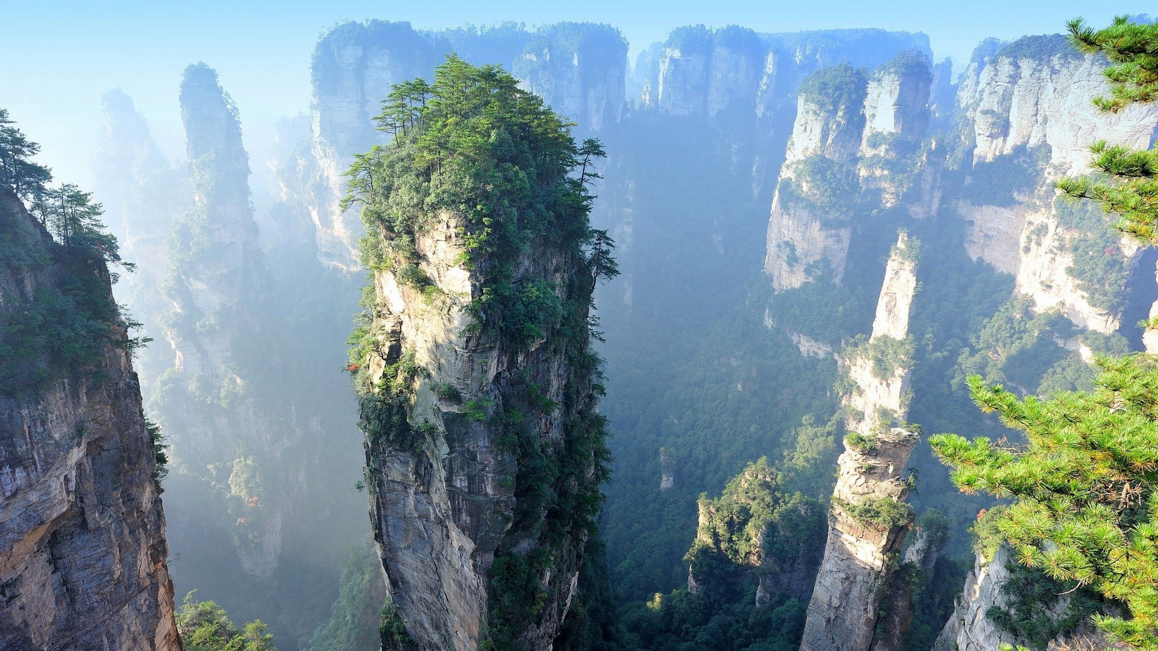 Zhangjiajie National Park, National forest wallpapers, 3840 x 2160 resolution, Wallpx backgrounds, 3840x2160 4K Desktop