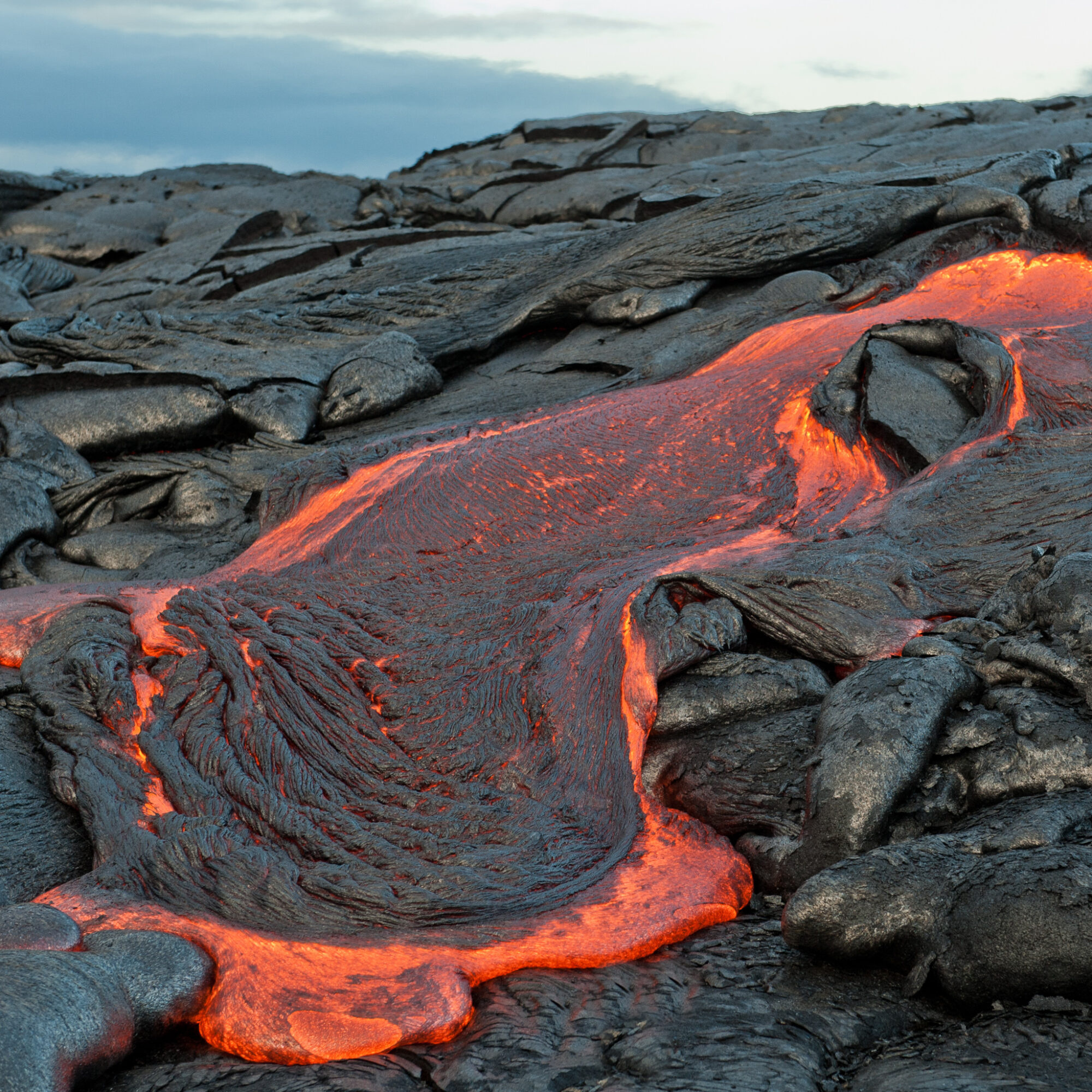 Volcanoes National Park, Active volcanoes, Lava flows, Unique ecosystem, 2000x2000 HD Phone