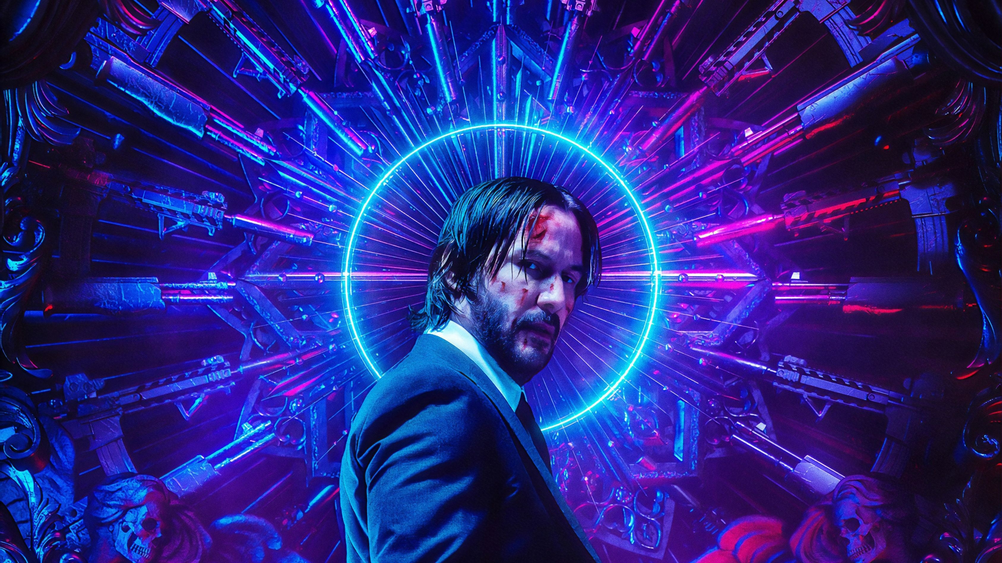 John Wick, Top free backgrounds, 3380x1900 HD Desktop