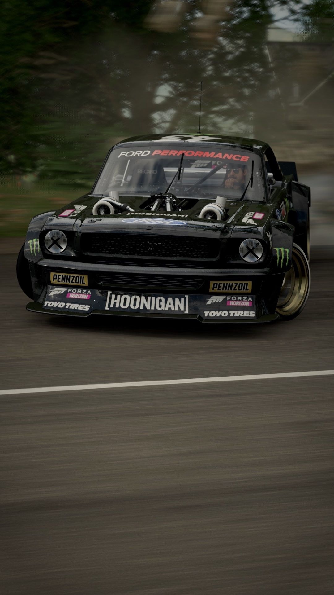 Gymkhana 10 Ford Mustang, Hoonigan Wallpaper, 1080x1920 Full HD Phone