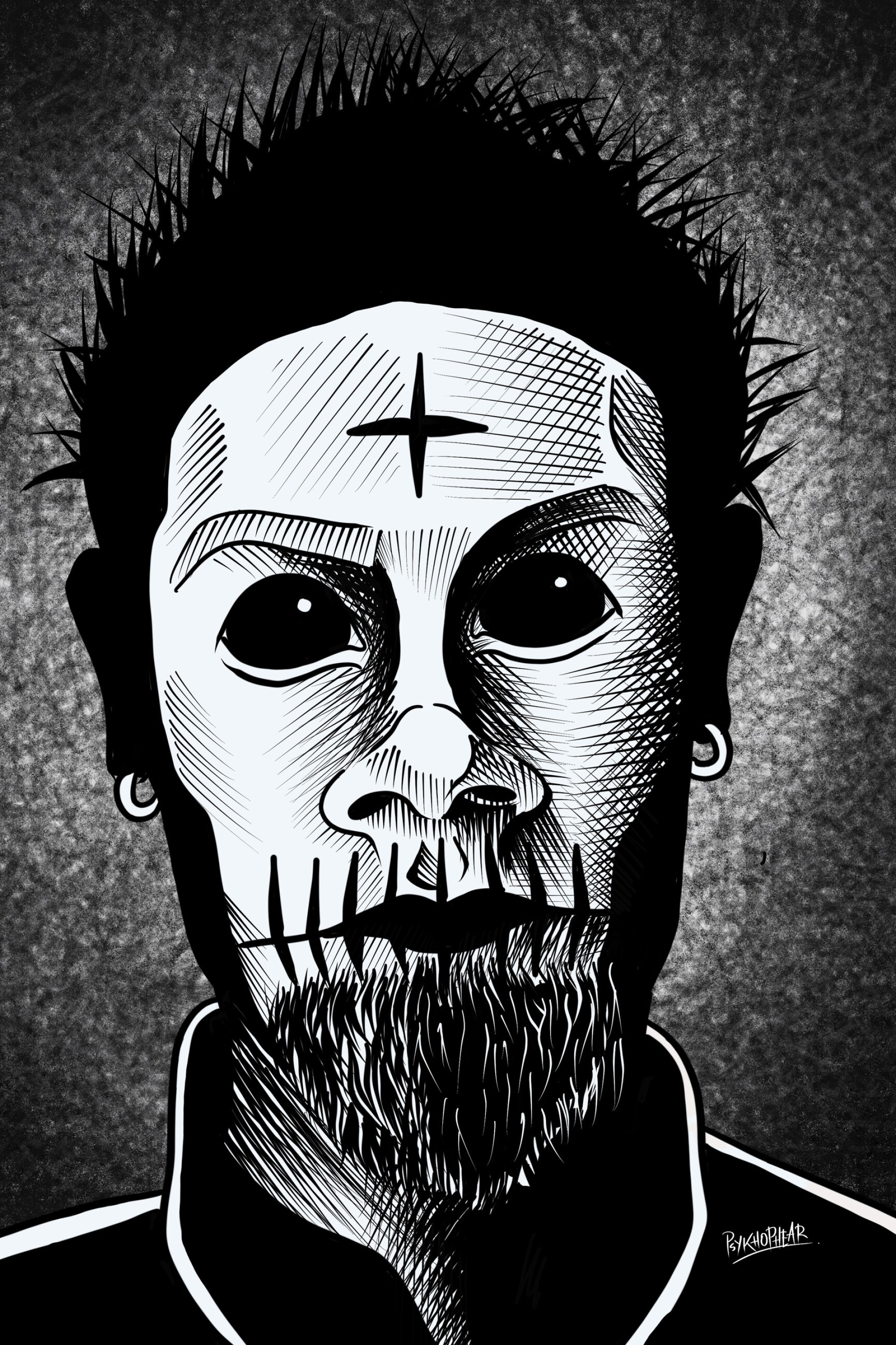 Wes Borland, Birthday celebration, Artstation tribute, Music artist, 1920x2880 HD Phone