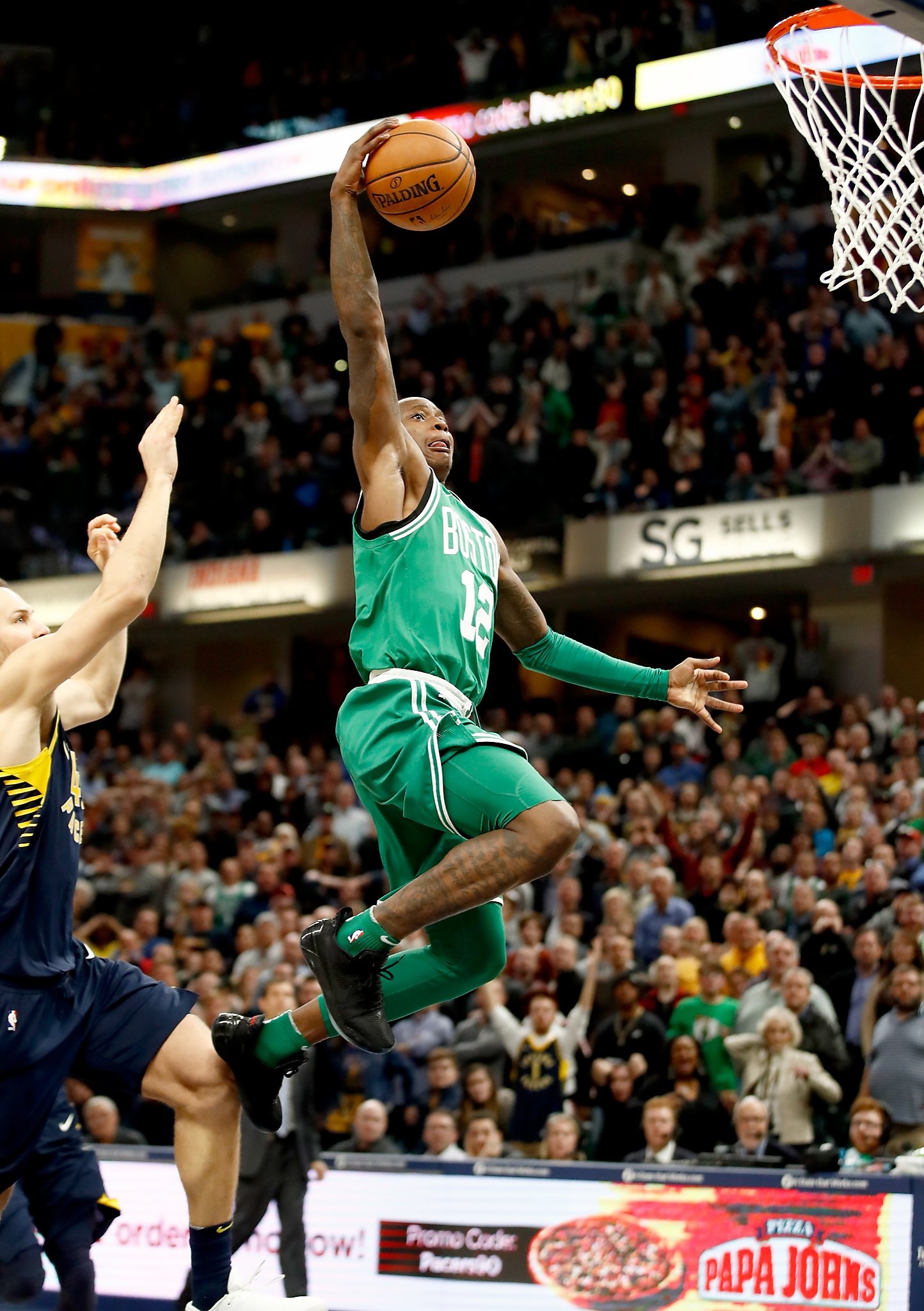 Bankers Life Fieldhouse, Terry Rozier Wallpaper, 1450x2050 HD Phone