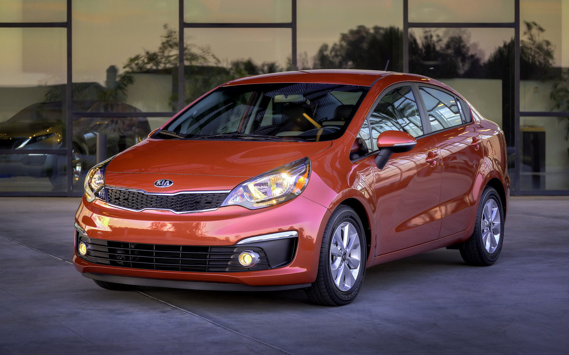 Kia Rio, Auto sedan, HD images, Car pixel, 1920x1200 HD Desktop