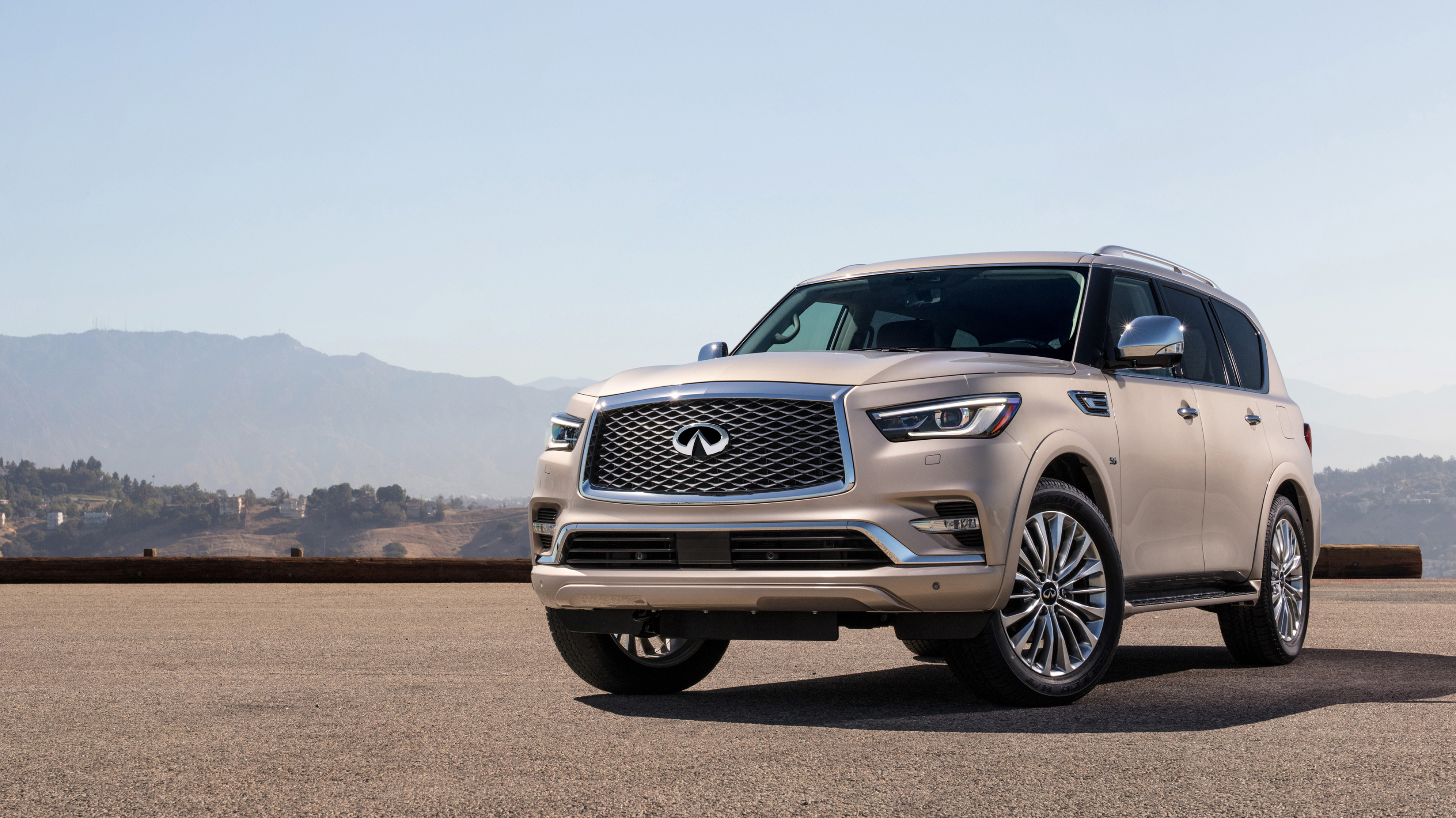 Infiniti QX80, Cars desktop wallpapers, 2018, 3840x2160 4K Desktop