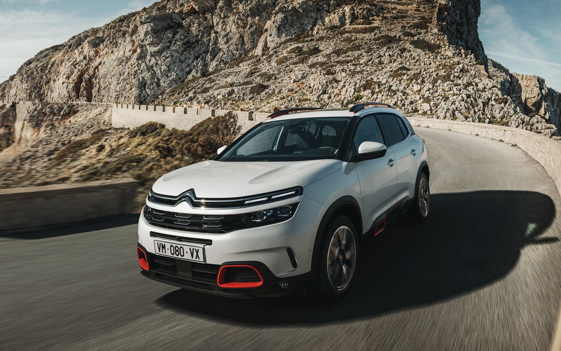 Citroen C5 Aircross 2018, Compact crossover, Fresh white exterior, French elegance, 1920x1200 HD Desktop