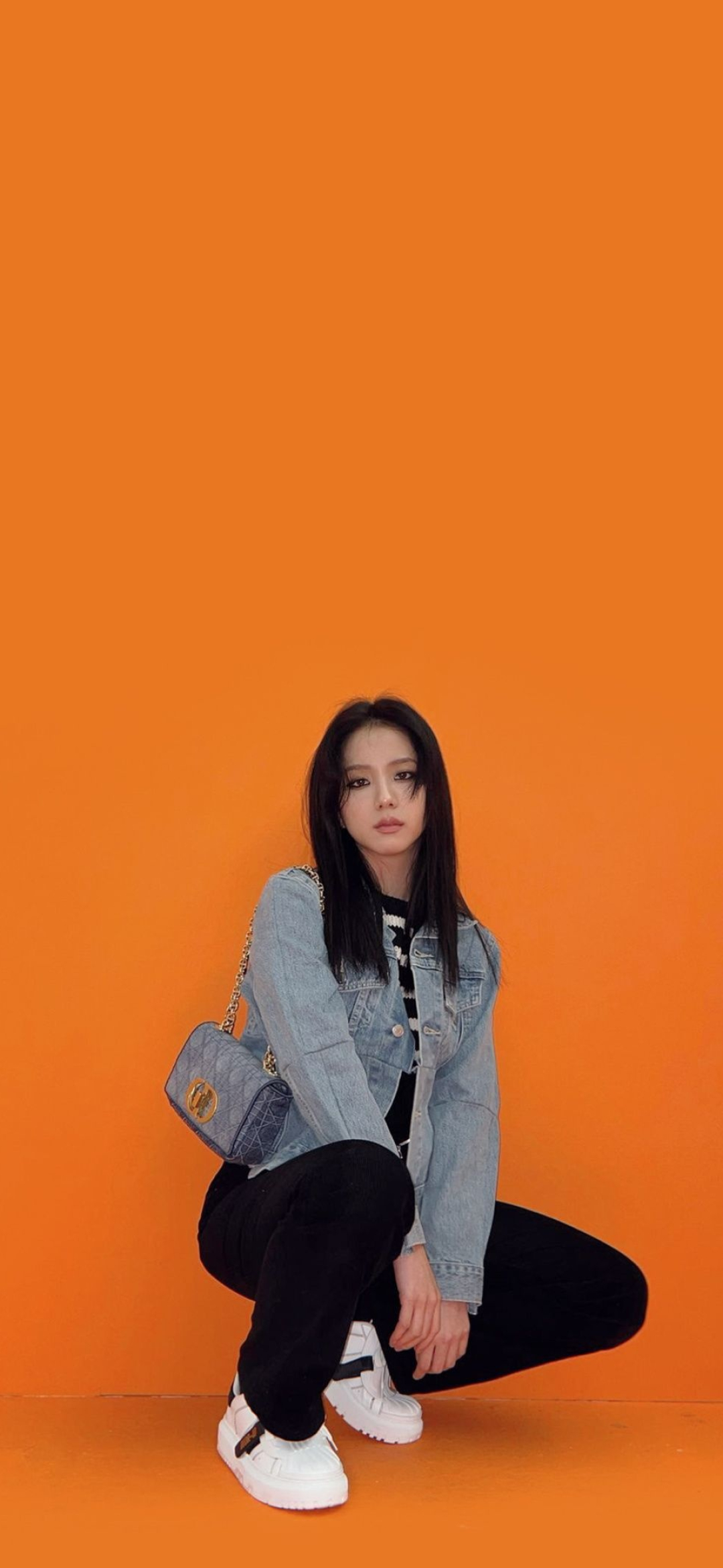 Jisoo, Dior wallpaper, K-pop fashion, Celebrity style, 1080x2340 HD Phone