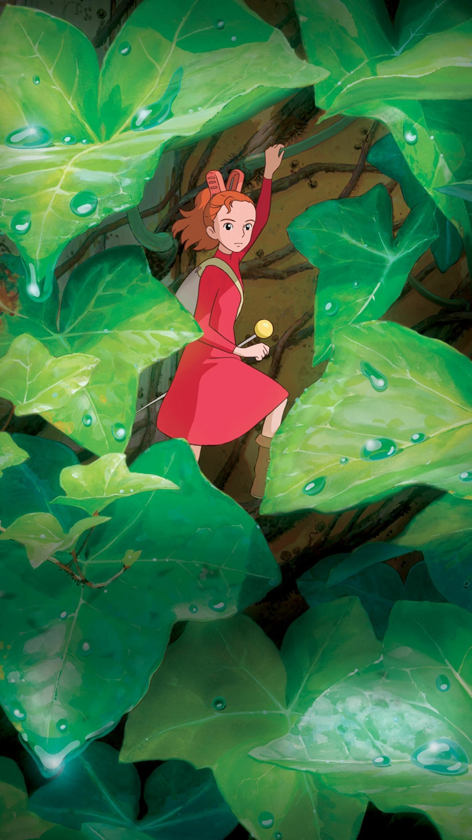 The Secret World of Arrietty, Top free Arrietty backgrounds, Animated wonder, Studio Ghibli charm, 1540x2740 HD Phone